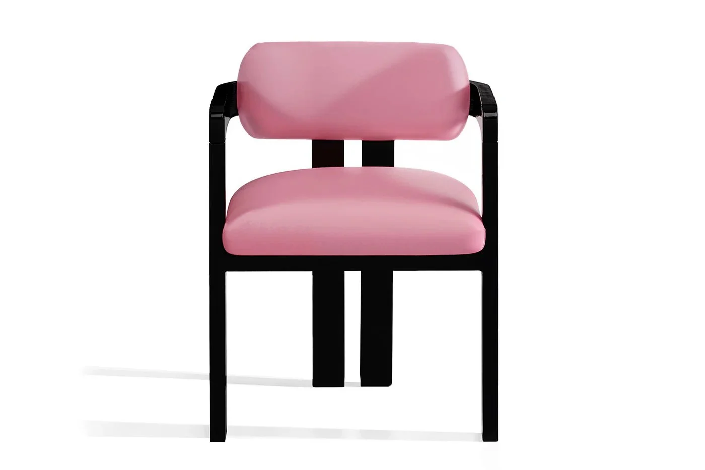 Vertigo Dining Chair Pink Velvet Black Legs - 1.jpg