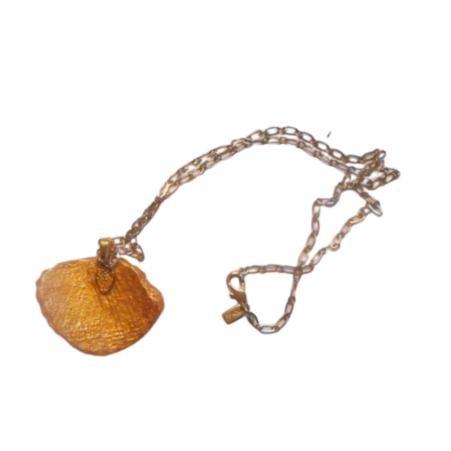 back view broken china jewelry chain necklace honey bee pendant