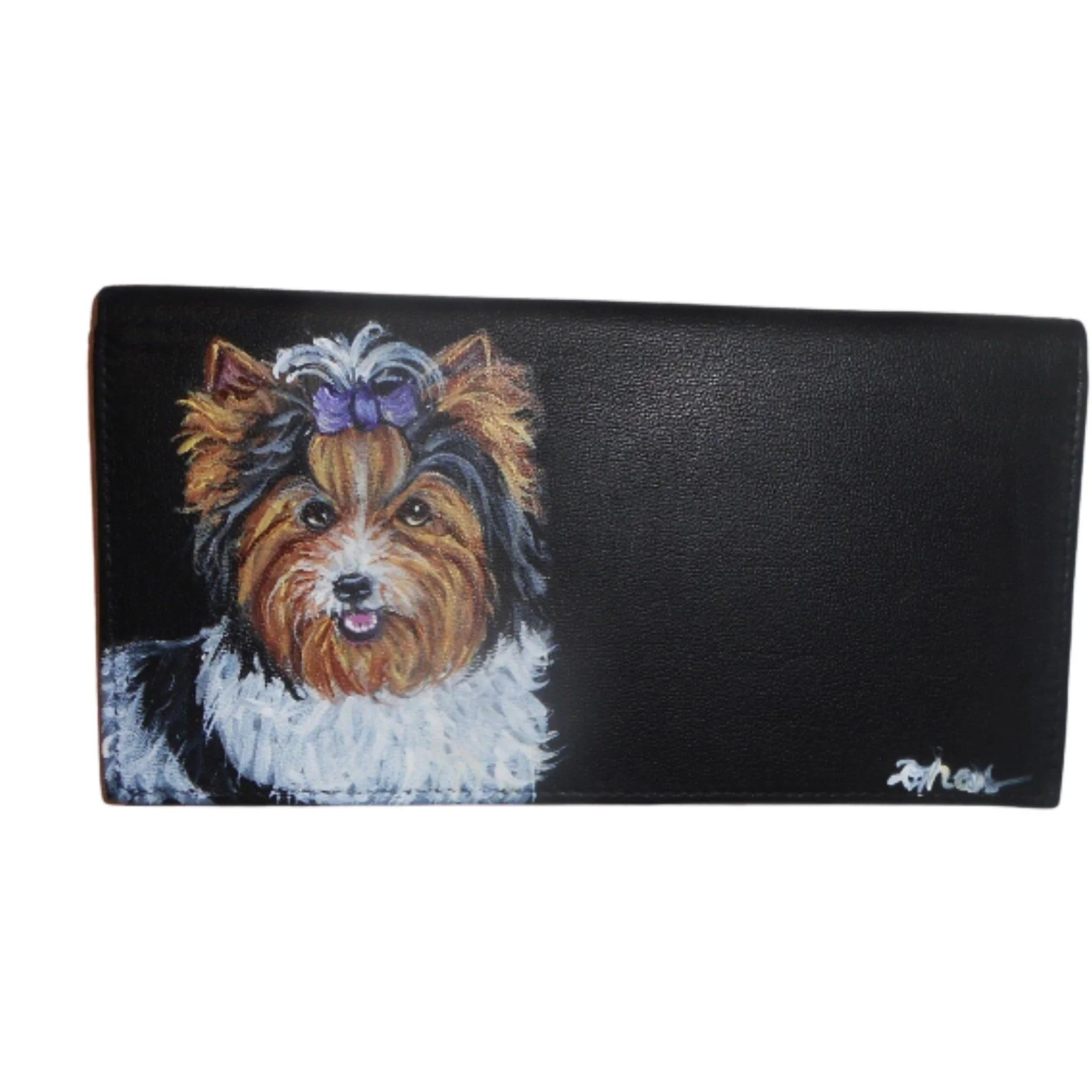 Biewer Terrier Custom Checkbook Cover