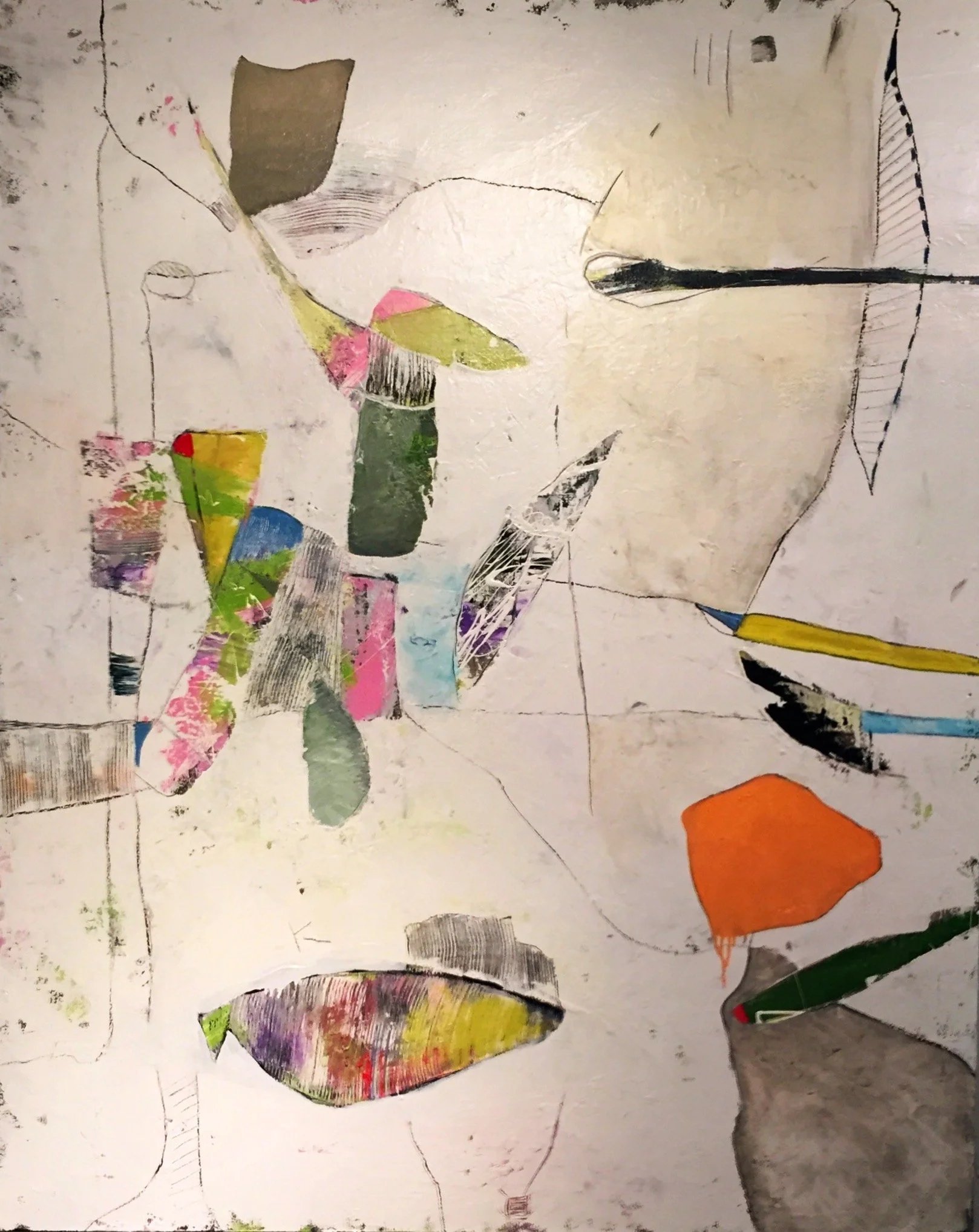 Seal Beach, 78" x 60" Oil on Canvas. Sold