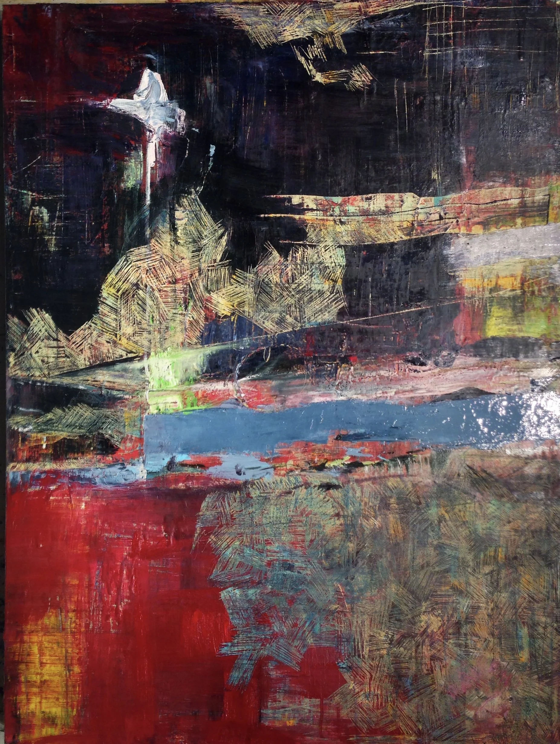 Chisel, 40" x 30", Oil on Canvas, Sold