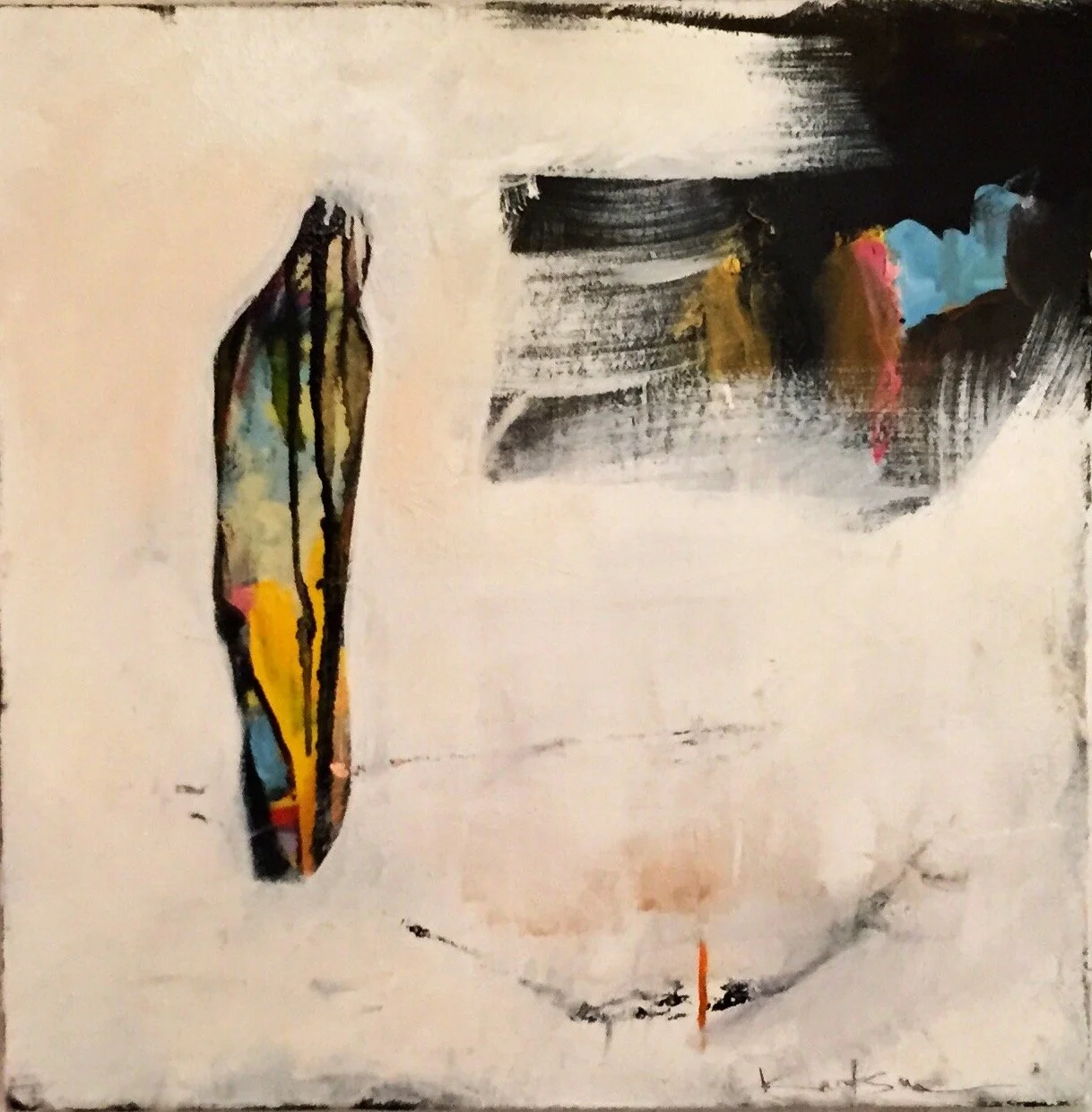 Swing, Oil on Canvas, 20"x20"x 1.5"