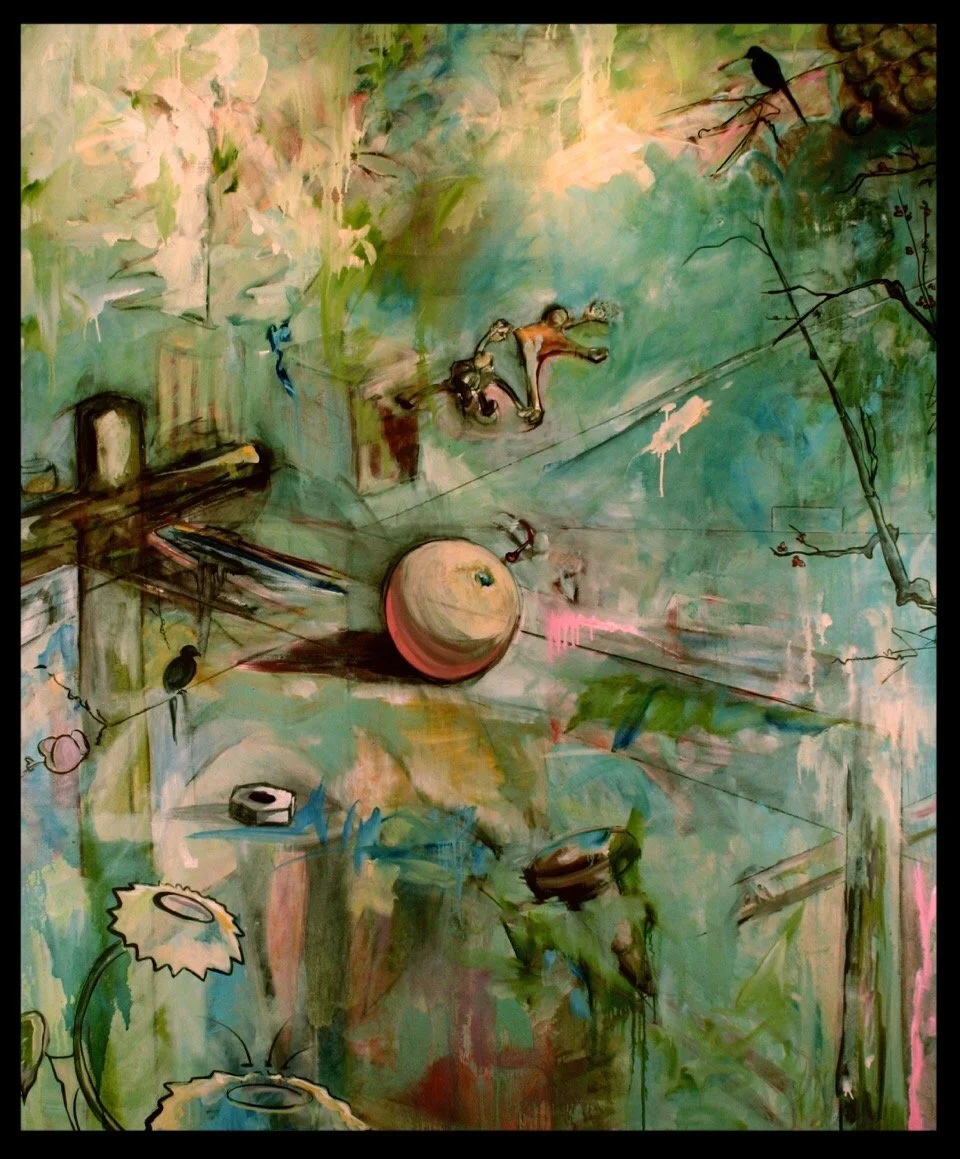 Communication, 72"x 60", Oil on Canvas, Sold