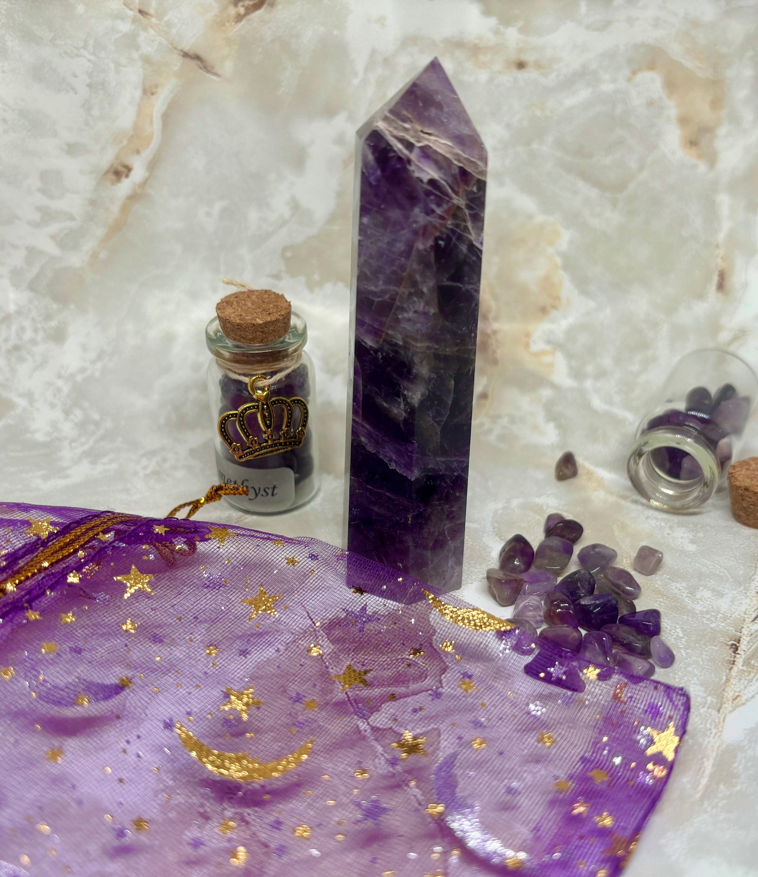 Dreamy Amethyst Tower Large
