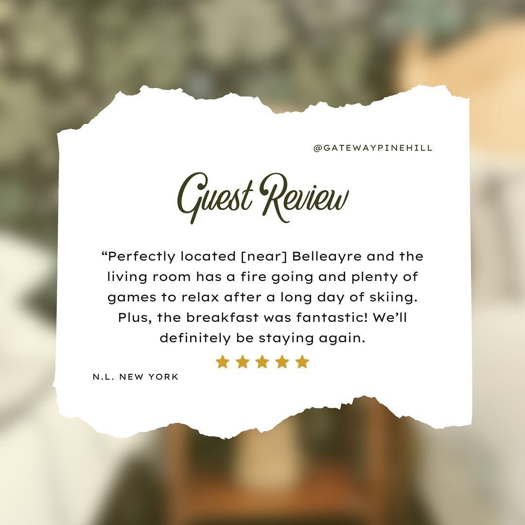 &ldquo;Frank and Jackie were amazing b&amp;b hosts and the property was beautiful and cozy! It&rsquo;s perfectly located nearby Belleayre and the living room has a fire going and plenty of games to relax after a long day of skiing. Plus, the breakfas