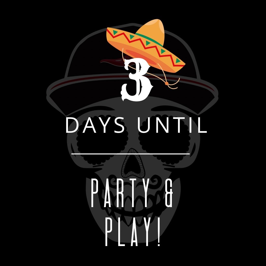 3 days left! 🎉 The countdown is real, and we&rsquo;re so excited to party &amp; play with you at our ONE YEAR celebration! Games, great food, and memories await. 🌮
#PartyAndPlay