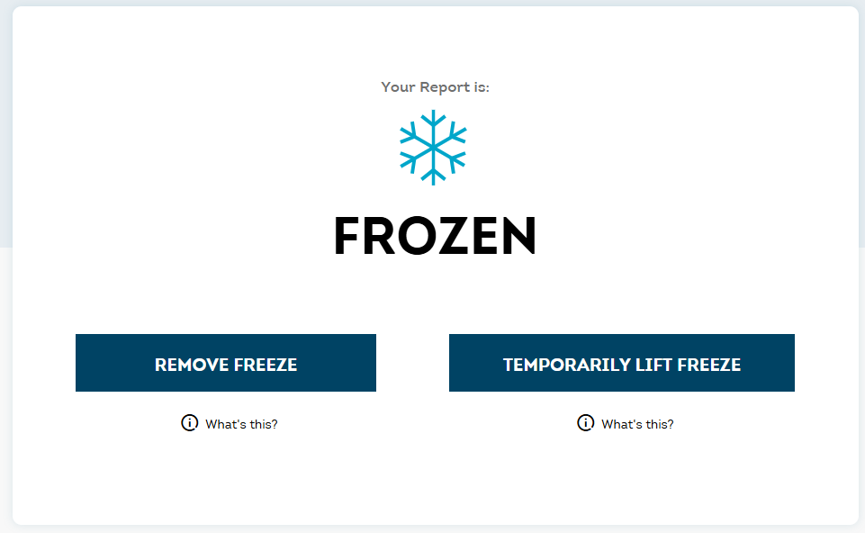 How to place a credit freeze via Transunion