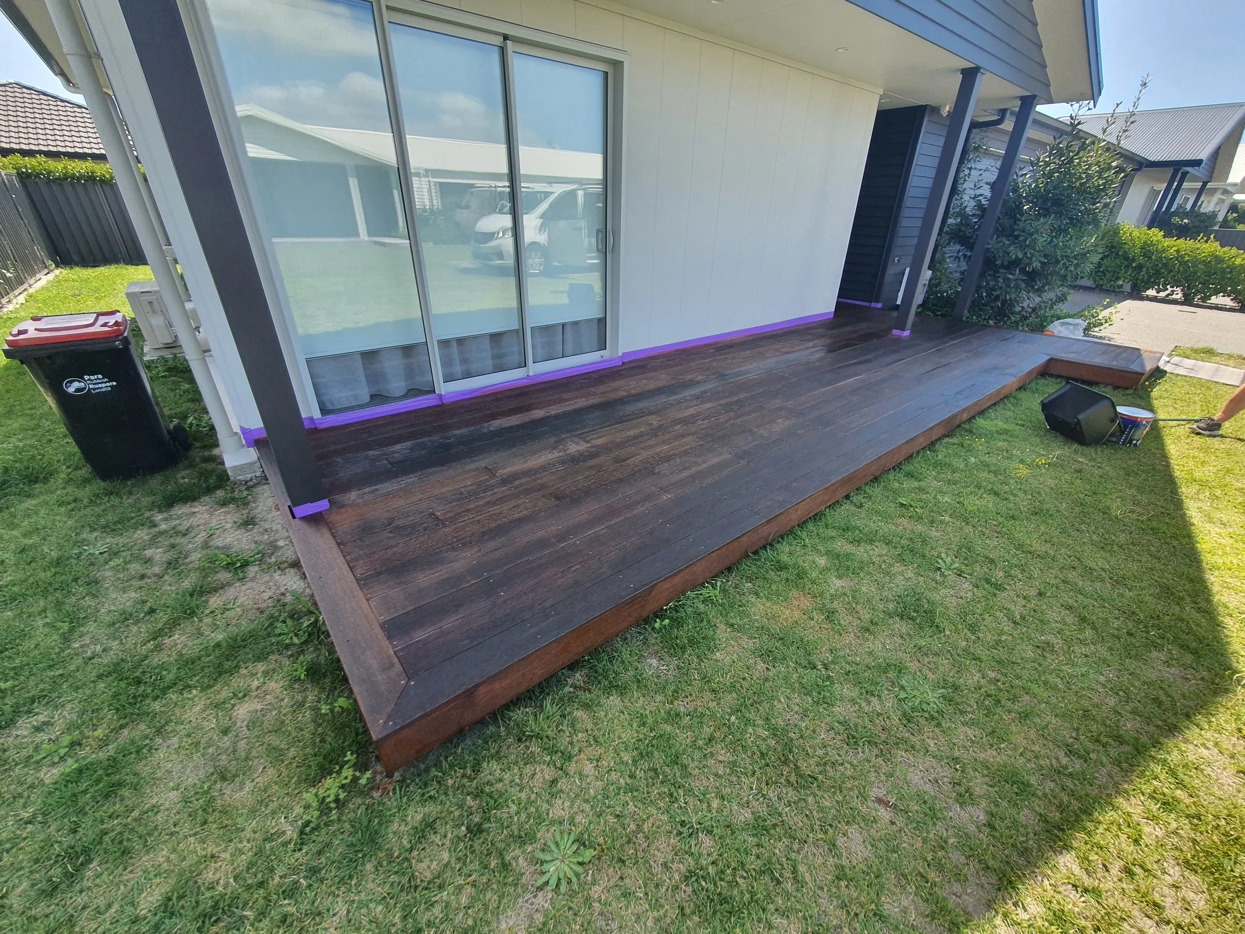 Deck built by Goodwill C&C