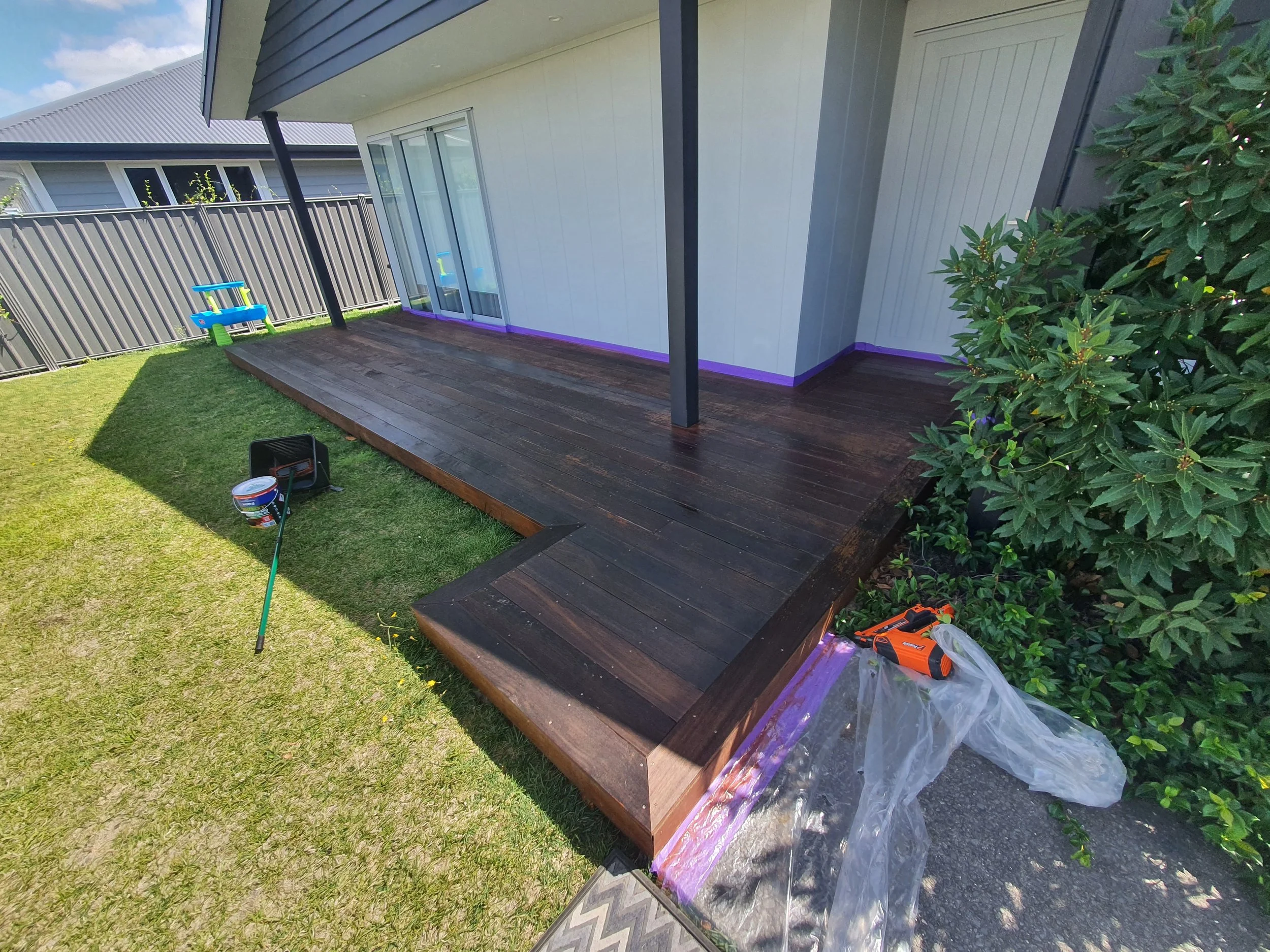 Deck built by Goodwill C&C