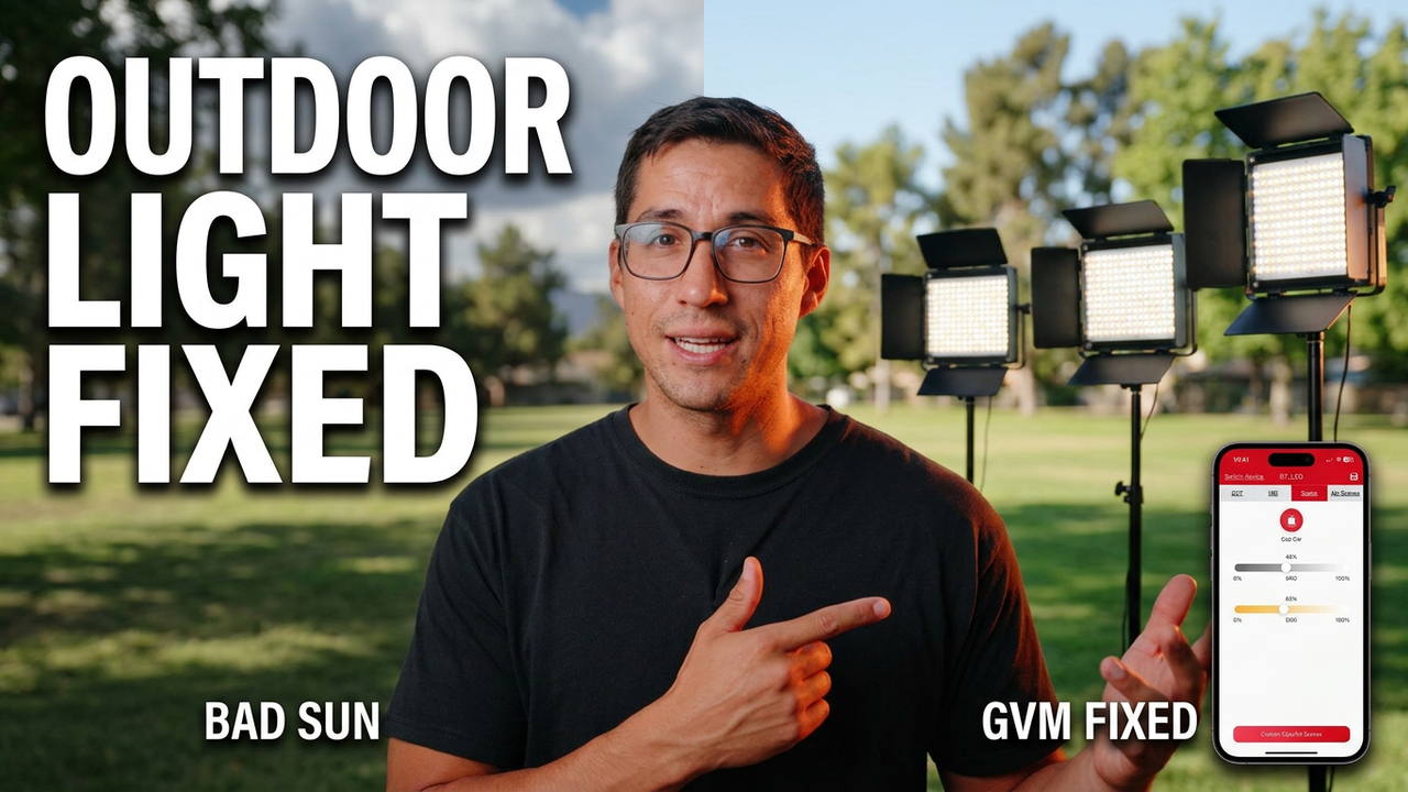 I Tested Portable Lighting for Outdoor Shoots — GVM 800D 6X Review