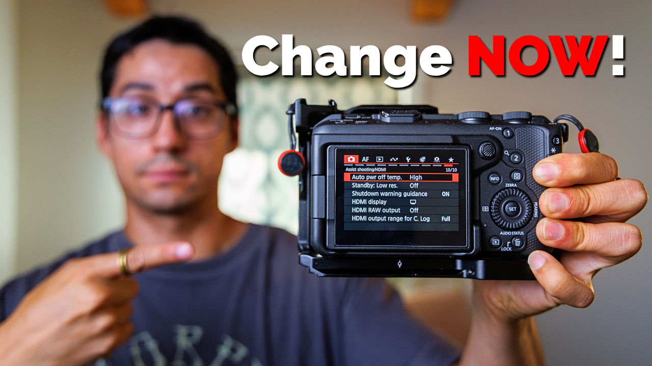 Canon R6V: Change These Settings Before You Record Anything