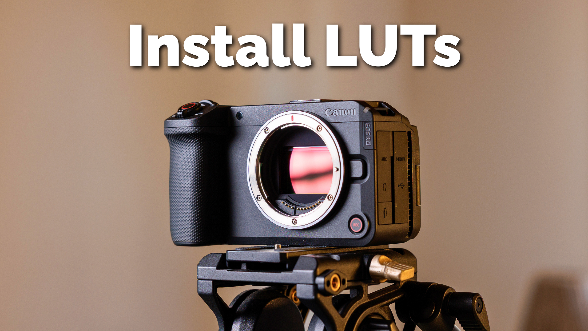 How to Install LUTs on the Canon R6V (Complete Guide)