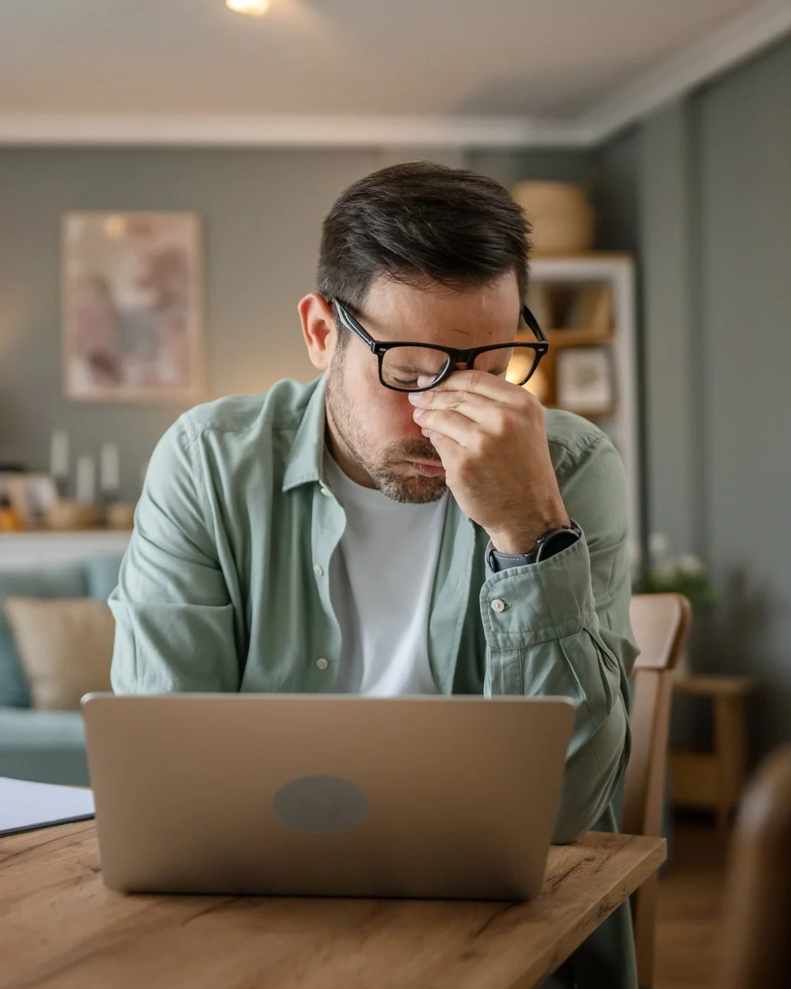 overwhelmed man needing therapy for anxiety and depression