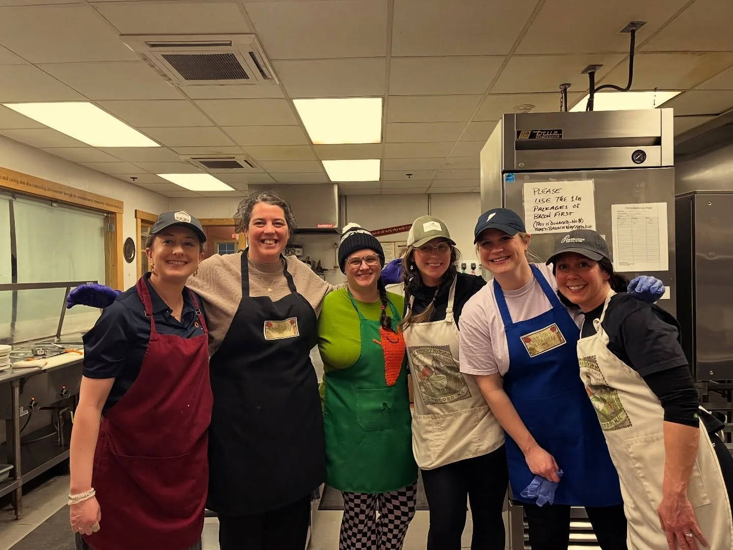 Last week, JSL members gathered at the Friendly Kitchen of Concord to prepare and serve approximately 54 meals for our neighbors in the community. 💜

We&rsquo;re grateful to Brenna, Rie, Arianna, Rachel, Kim, and Meredith for volunteering their time