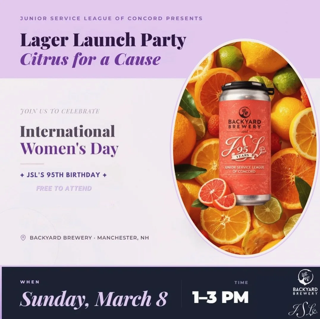 We teamed up with Backyard Brewery and made something special. 🍺✨

Introducing Citrus for a Cause - a bright, refreshing lager created in partnership with @backyardbrewerynh right here in Manchester, NH. Our members got hands-on in the brewing proce