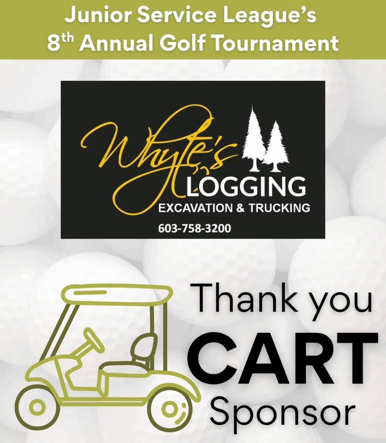 Shoutout to Whyte&rsquo;s Logging, our Golf Cart Sponsor, for keeping us rolling all day long because a great tournament runs on great rides (and great partners)! 🚗💨⛳

#golfcart #golflife #pembrokepinescountryclub #whyteslogging