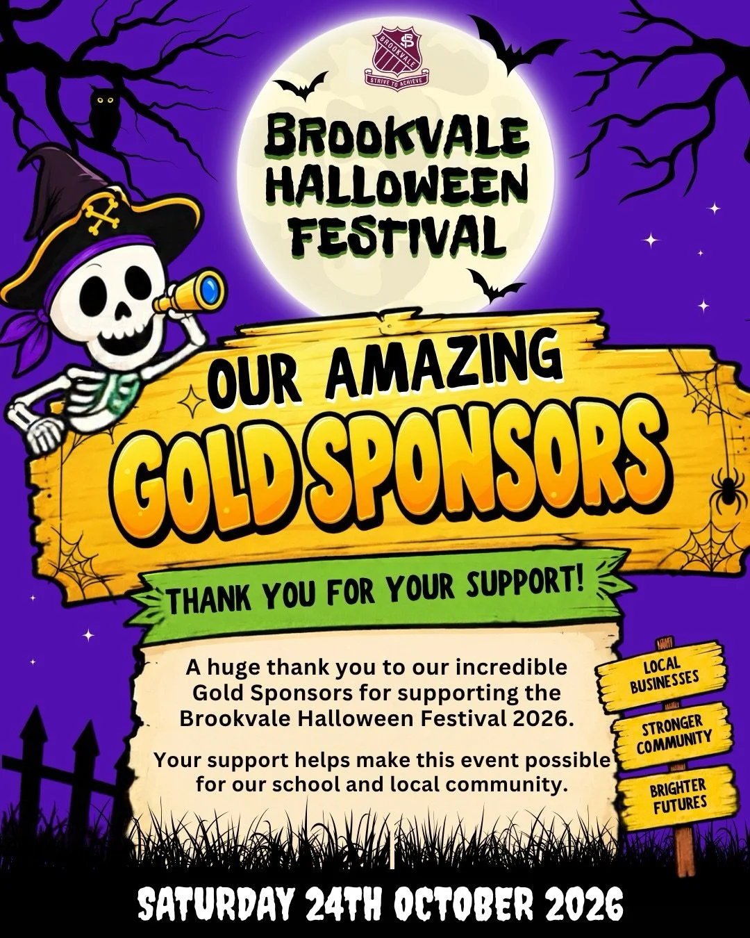 🌟 Meet our 2026 GOLD SPONSORS! 🌟

A huge thank you to @storybrooke_education @vetobrookvale and @petercapindale.belleproperty for their generous support of the Brookvale Halloween Festival! 🎃💜

Thanks to amazing local businesses like these, we ca