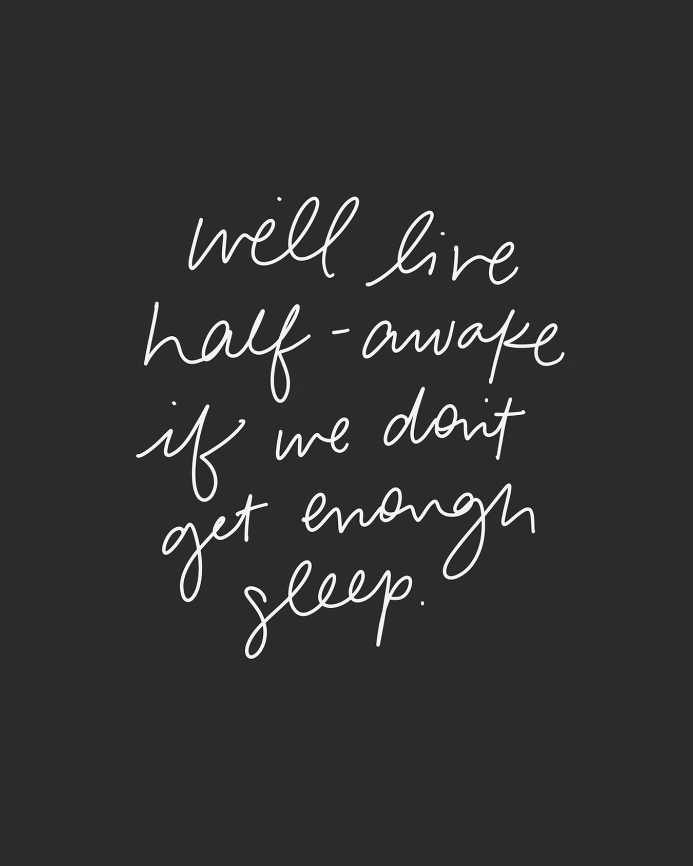 Sleep isn&rsquo;t always the answer. There are multiple forms of fatigue and multiple forms of rest. You could be spiritually tired, physically exhausted, mentally fatigued, or emotionally overwhelmed.
⠀⠀⠀⠀⠀⠀⠀⠀⠀
The question is: do we want to keep li