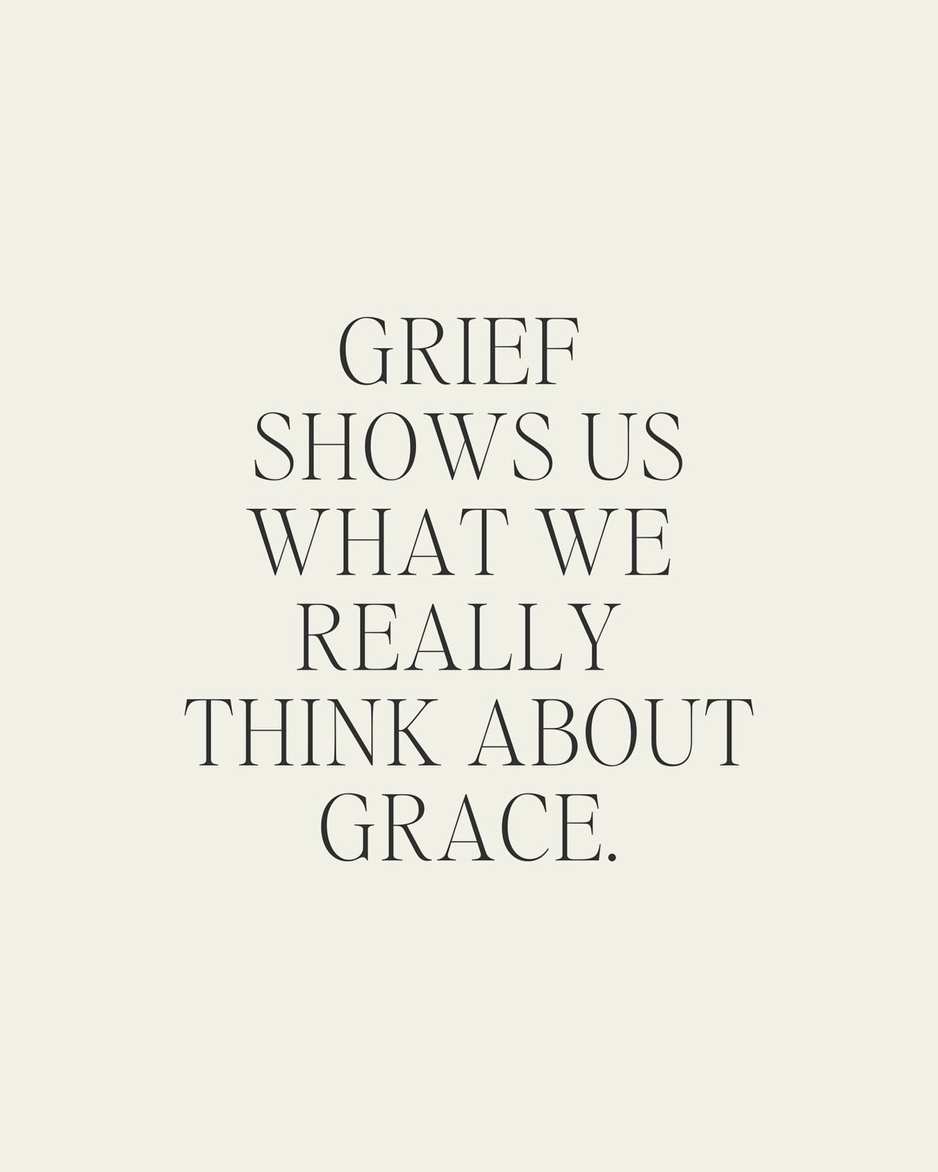 I sobbed to my friend, Kim, &ldquo;Being slammed into the rock of pain - realizing I could not pray grief away, I could not earn a miracle, taught me in a new and horrible way that grace is truly real.&rdquo;
⠀⠀⠀⠀⠀⠀⠀⠀⠀
Grief reminded me, too well, th