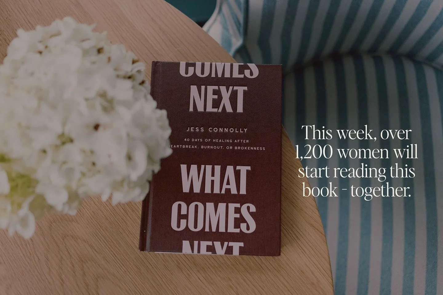 Starting tomorrow, twelve hundred plus women are going to dive into this book for 40 days - together.

We&rsquo;re not expecting that our whole lives will change, but we are hopeful for the transformation of our hearts.

We&rsquo;d love for you to jo