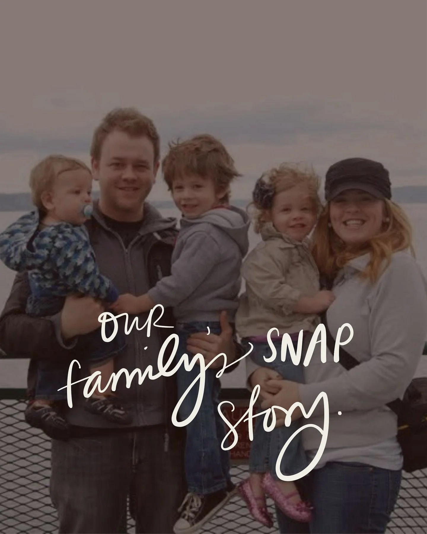 This week on my Substack, I shared a short testimony of our family&rsquo;s time on SNAP assistance. As a family in ministry, we&rsquo;ve had multiple seasons of financial stress - but in the worst and longest, government assistance was a real and tan