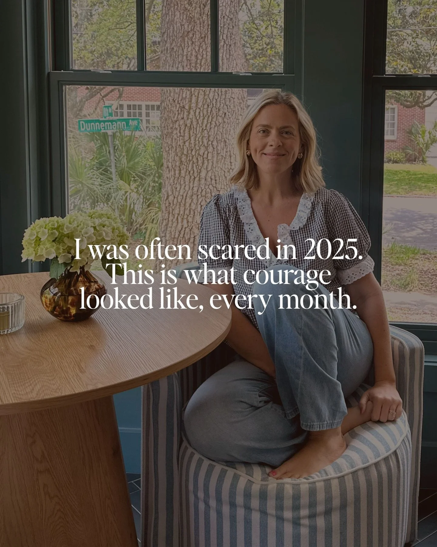 Brave years look a lot like scared years - isn&rsquo;t that funny? If you see yourself anywhere in these months, I want you to hear this clearly: you are not weak for feeling fear, and you are not behind because the year stretched you. Courage starts