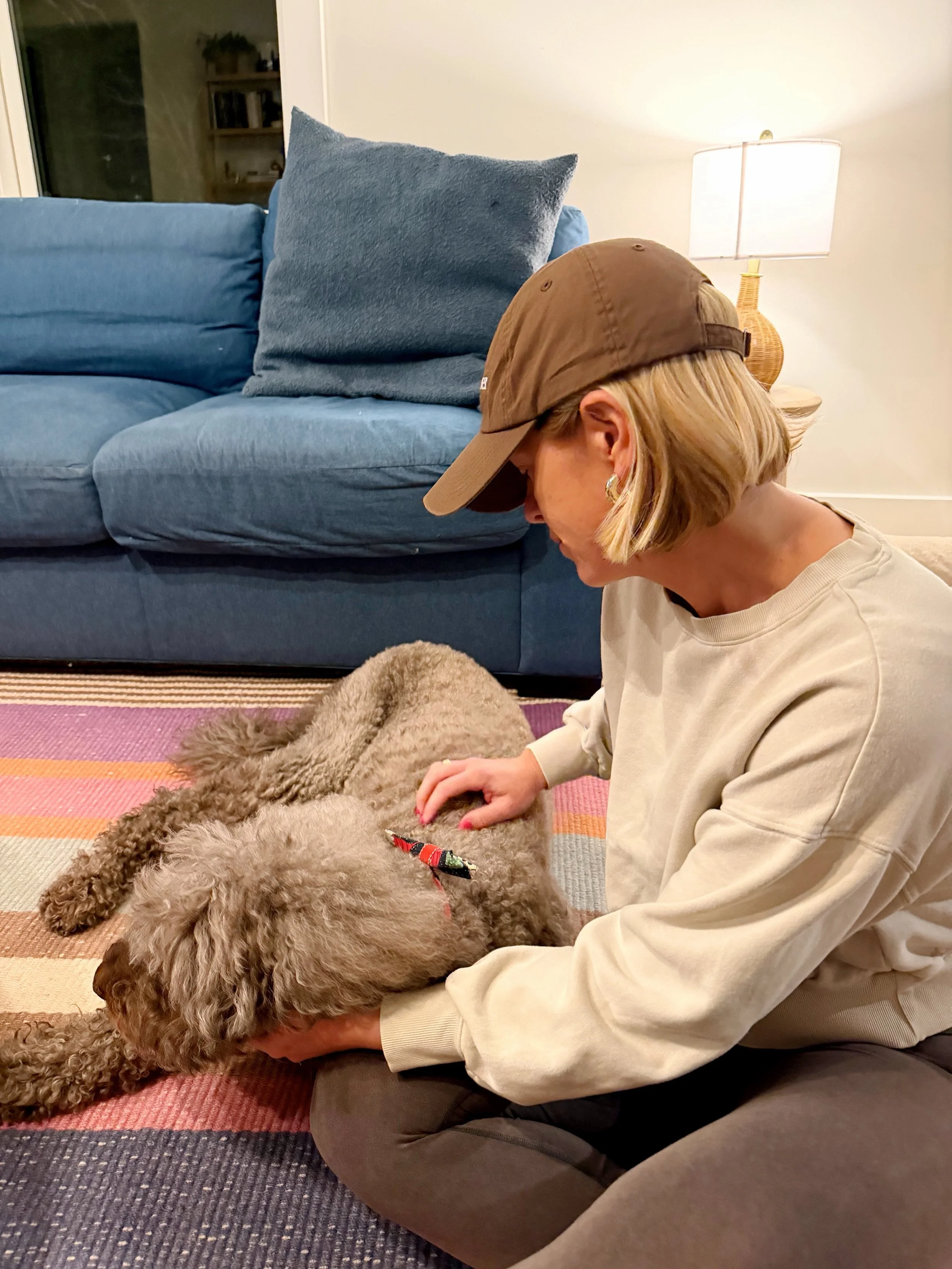 Wild joy and grief can coexist.

Our family landed, coming home from seminary graduation, at 8pm and that same night we said goodbye to our best boy: Deacon.

We got Deacon in 2014 - when our kids were 7, 6, 5, and 1. He grew up with us. We grew up w