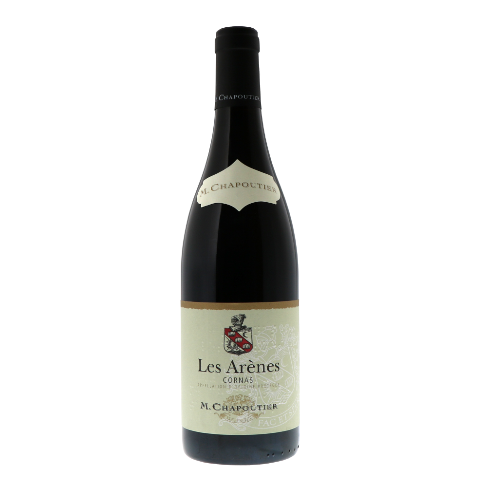 “LAS ARENES”, CORNAS
M. CHAPOUTIER, 2020
 
 
Aromas of blackcurrant, blackberry, earthy notes.
The palate is full bodied, powerful with firm tannin.
 
 
Grape Variety: Syrah
 
Origin: Rhone Valley, France
 
Ageing: 14 to 16 months
 
Wine Advocate – 9