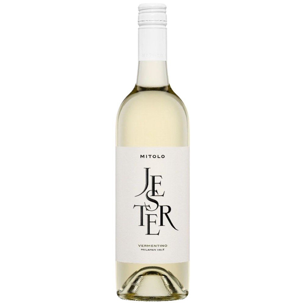 ‘JESTER’, MITOLO 2025
 
 
The palate captivates with Beurre Bosc pear, white nectarine, paw paw and pineapple. Fine textures of shale, talc and soft sherbet melt. Balanced and zesty acidity which carries through to the crisp finish.
 
 
Grape Variety