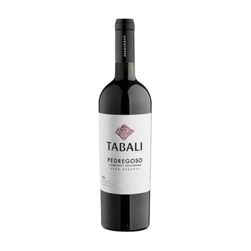 TABALI PEDREGOSO, GRAN RESERVA, 2023
Deep red color with violet hints.
On the palate it is full bodied with nice tannins and great structure.
Grape Variety: Cabernet Sauvignon
Origin: Maipo Valley, Central Valley, Chile
Ageing: French Oa