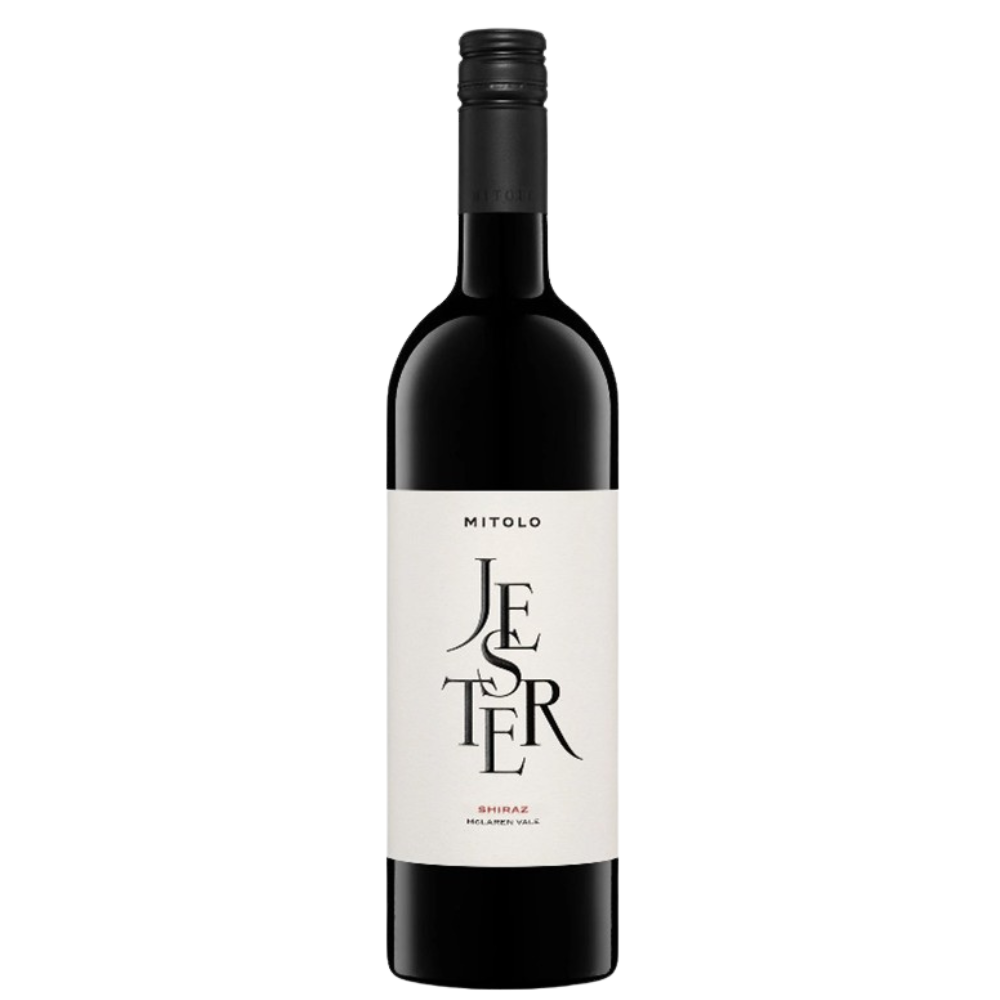 ‘JESTER’, MITOLO 2022
Beautifully vibrant, soft and approachable, the palate continues with blood plum, dark cherry and blackberry from the nose, framed in generous smooth tannins and medium body.
Grape Variety: Shiraz
Origin: McLaren Vale,