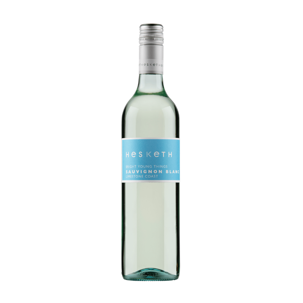 “BRIGHT YOUNG THINGS”, HESKETH, 2021
 
Clean, light-bodied, and vibrant. It features punchy flavors of lime rind, citrus zest, and herbaceous cut grass, finishing with a crisp, mouthwatering acidity.
 
 
Grape Variety: Sauvignon Blanc
 
Origin: Adela