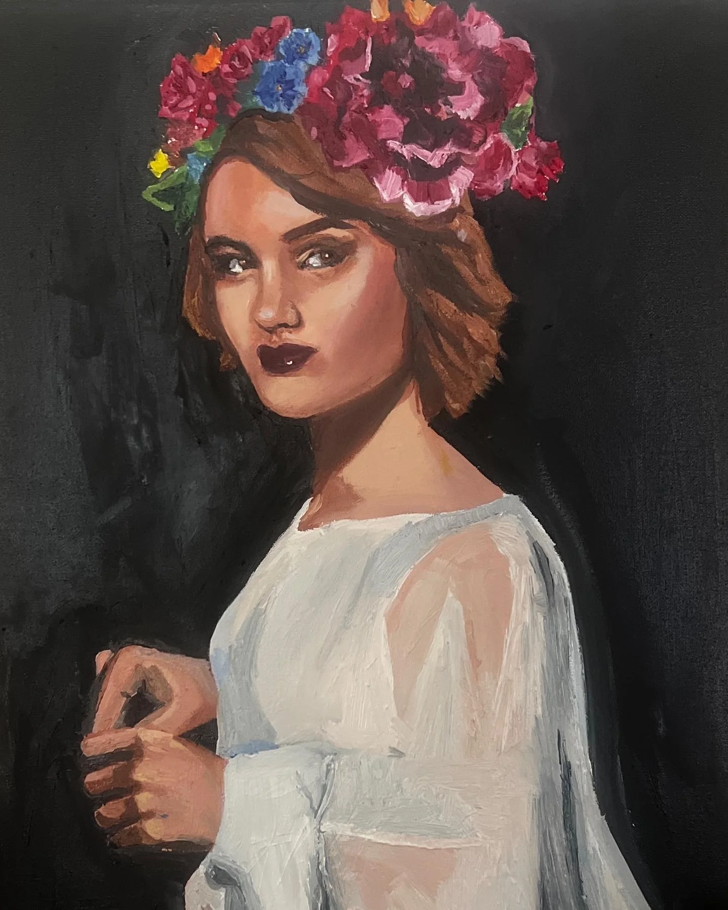 "Austere" Oil on canvas 20x20