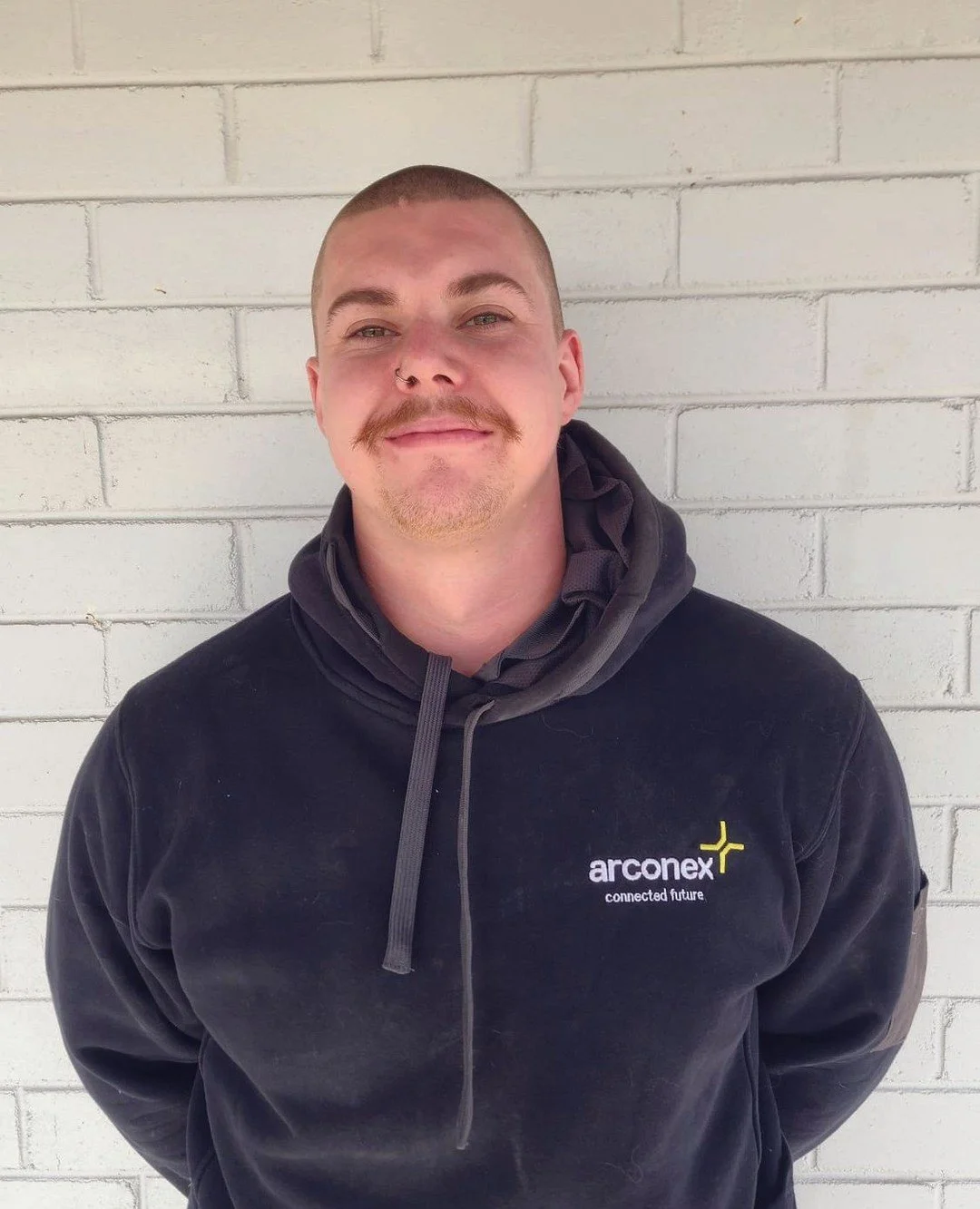 Cooper — welcome to the team 👋 Better late than never!
Turns out he’s not just a sparky, he’s also a pretty handy painter. So if you need a wall touched up, he’s your guy… just make sure there’s a cold beer wa