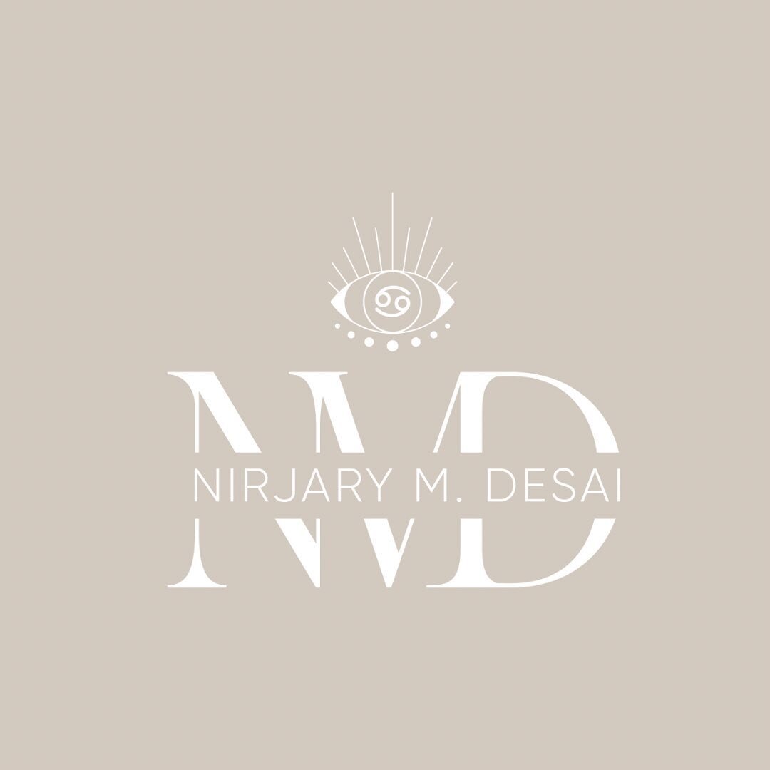 Allow me to introduce you to my personal brand Nirjary M. Desai.  Many of you know I am always talking about energy/evil eyes, astrology, and obsessed with horoscopes (hence the Pisces symbol in the evil eye), business, elevating excellence and most 
