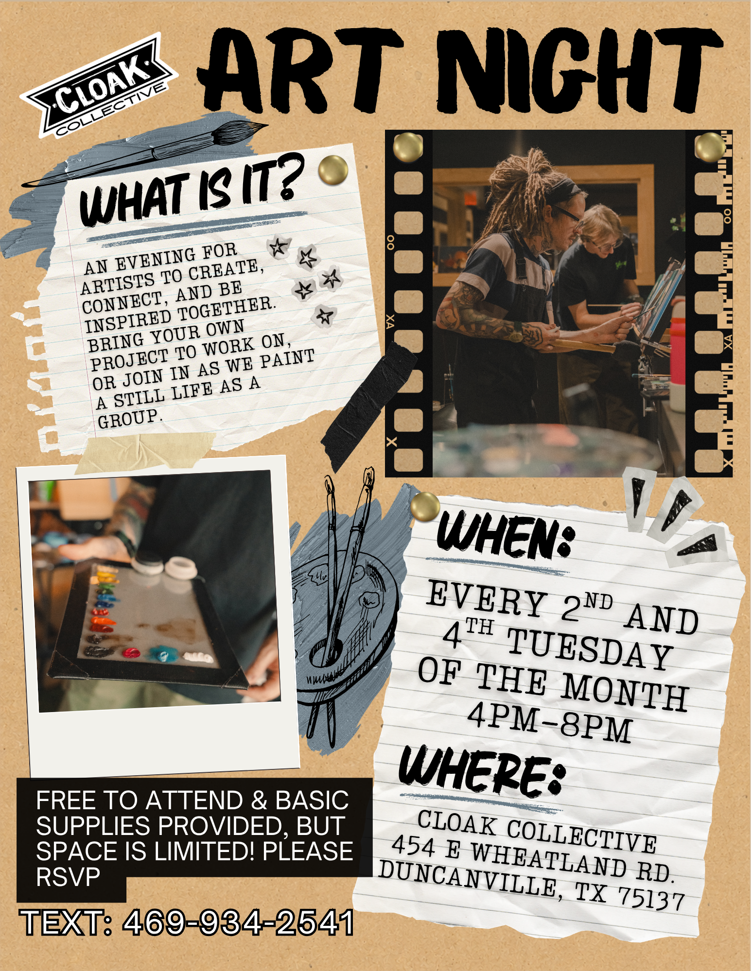 Art Night at Cloak Collective 