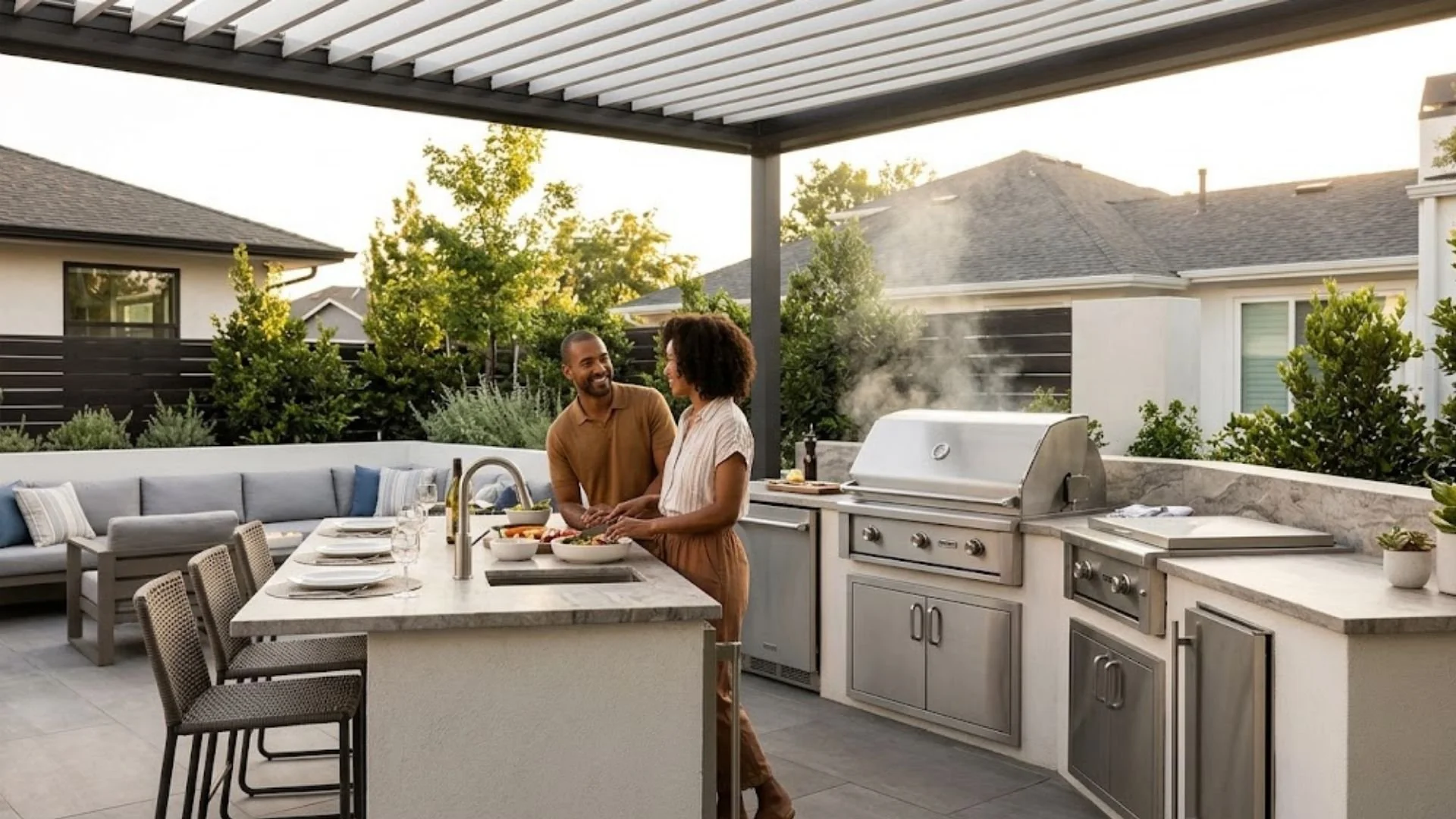 Beyond the Grill: Planning the Ultimate Luxury Outdoor Kitchen for Year-Round Entertaining