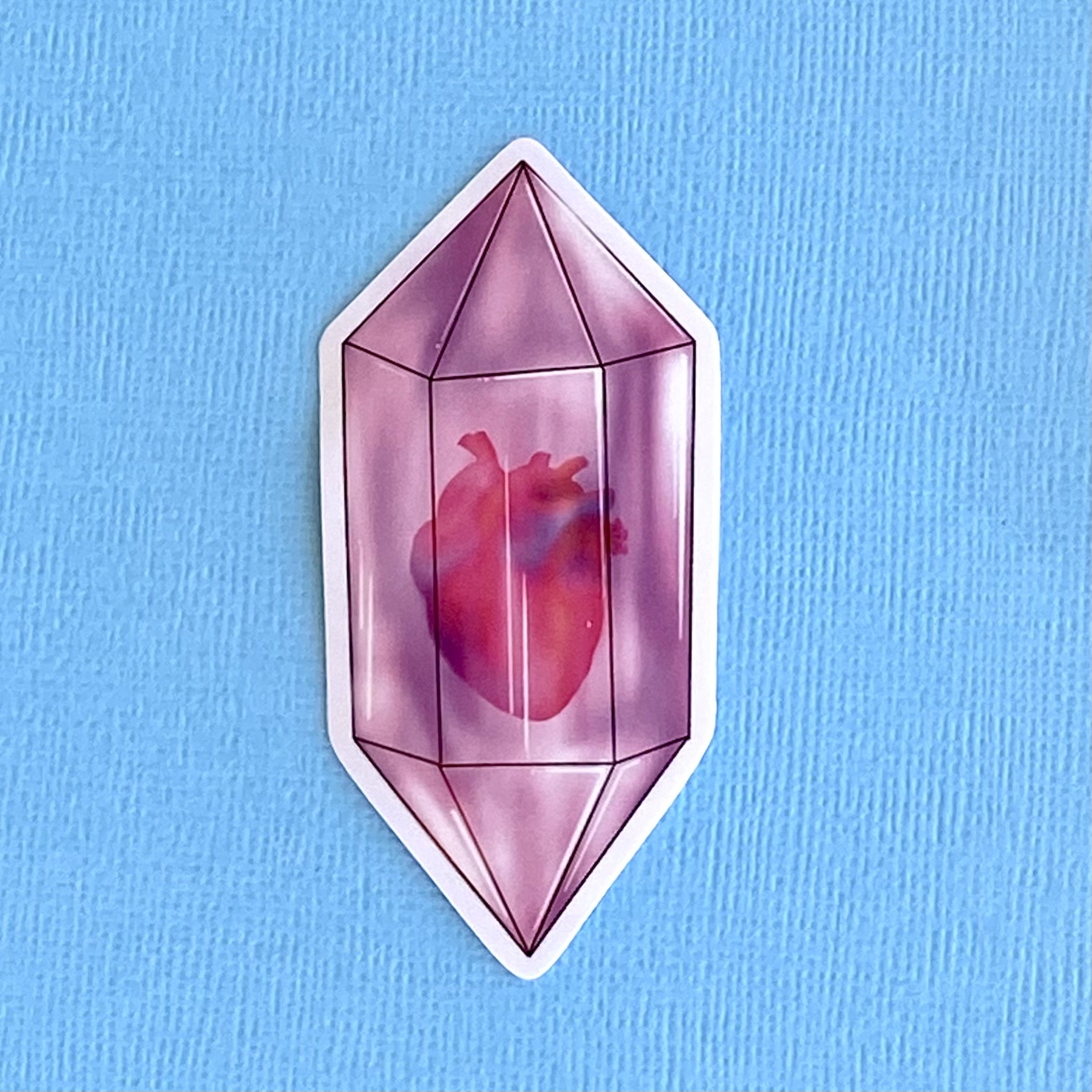 Crystal Heart #1 Sticker