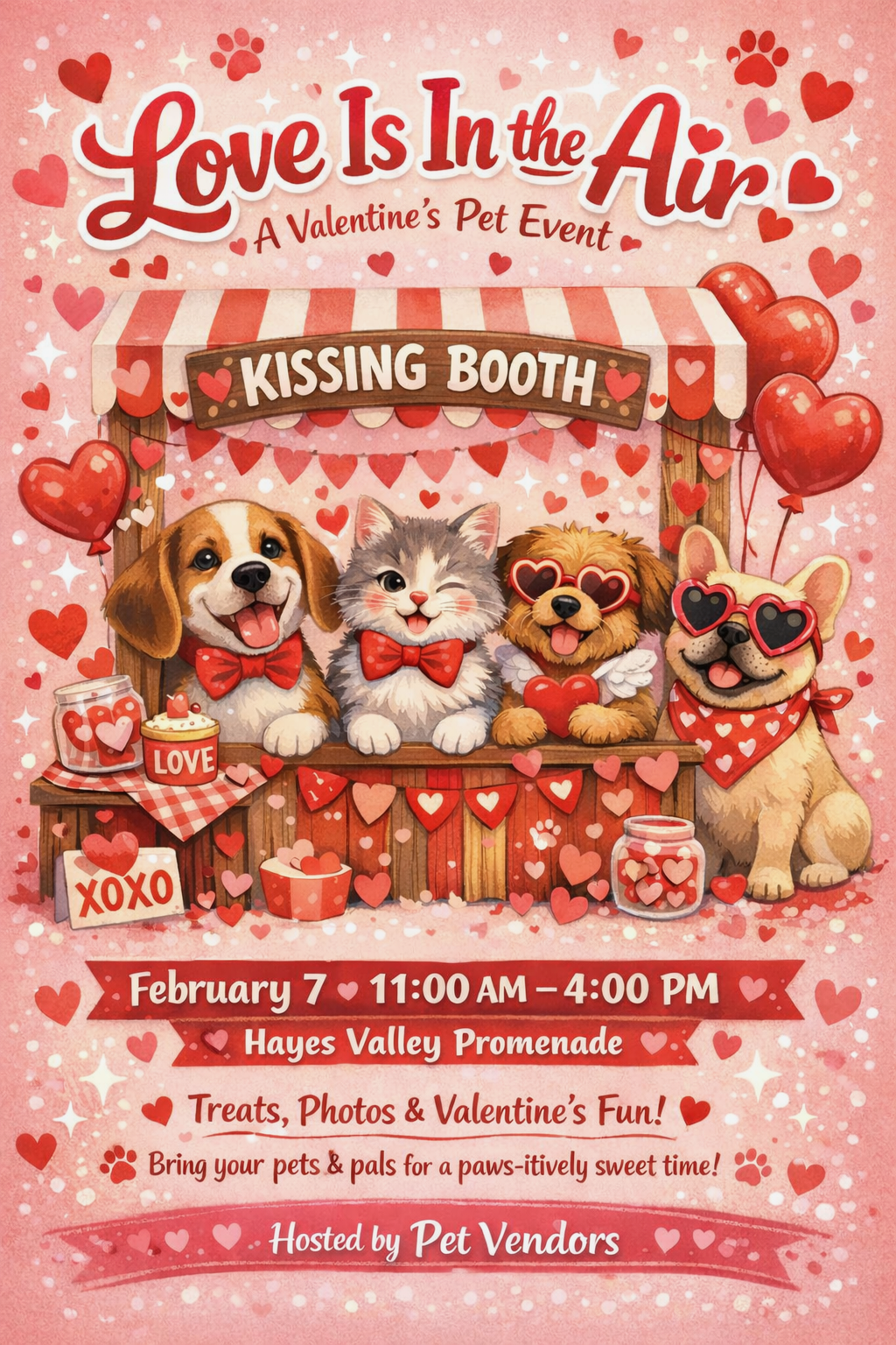 Love Is In The Air: A Valentine's Pet Event