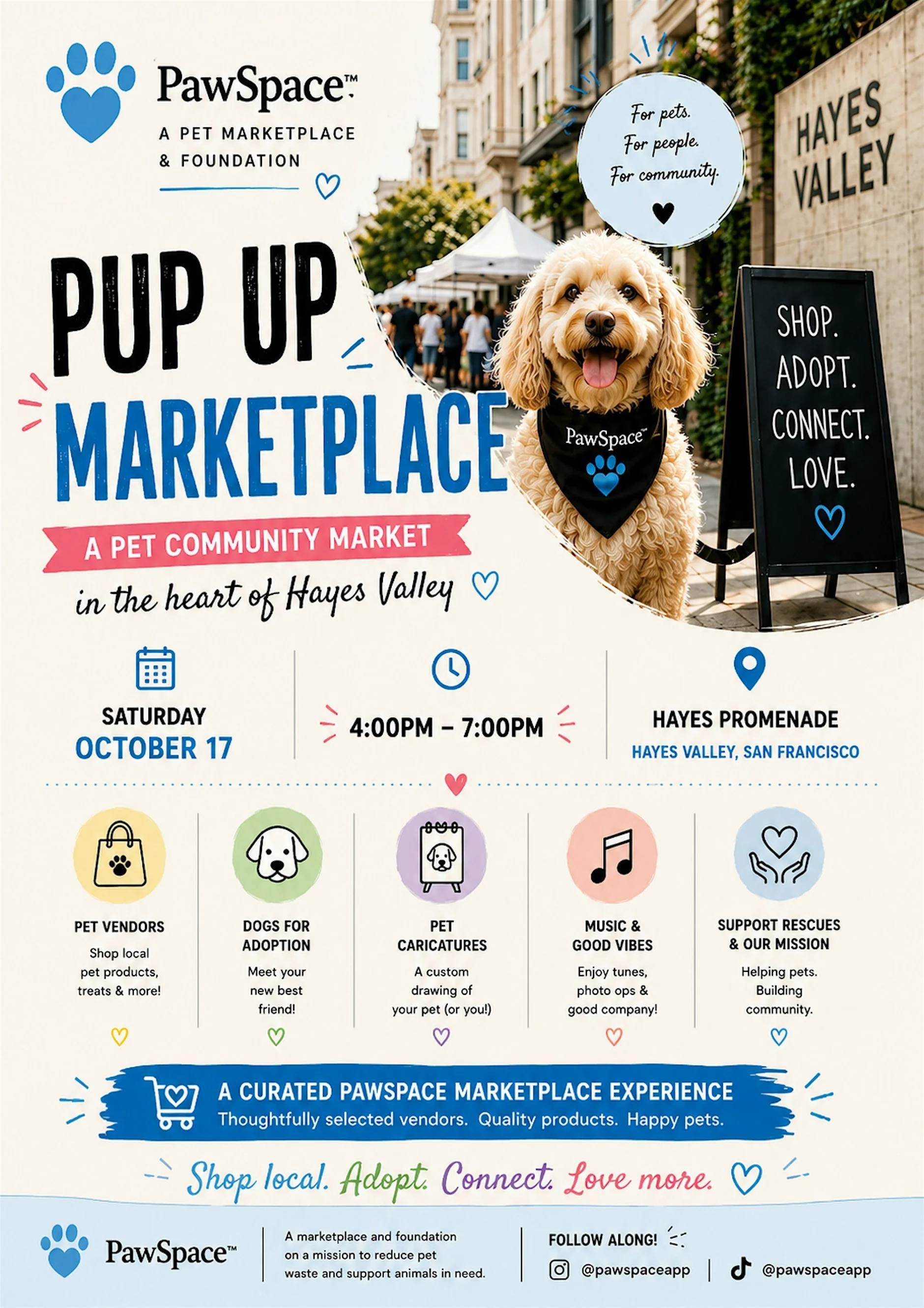 PawSpace Pup Up Marketplace Block Party