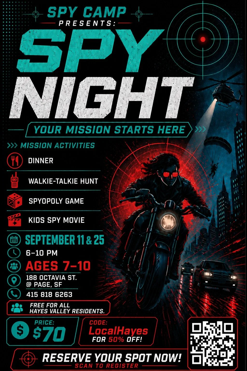 Spy Camp Presents: Spy Night