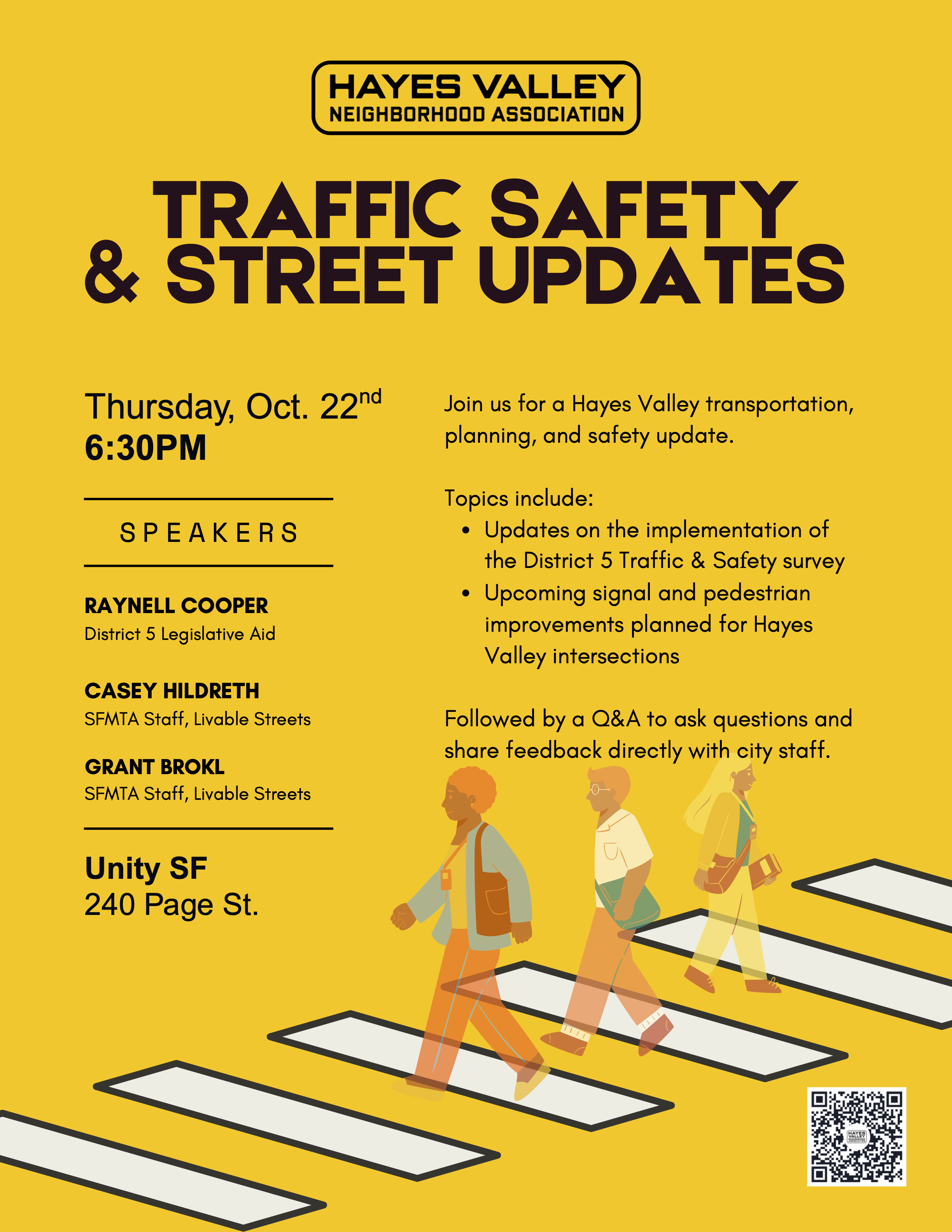 HVNA Transportation & Planning Meeting: Traffic Safety & Street Updates