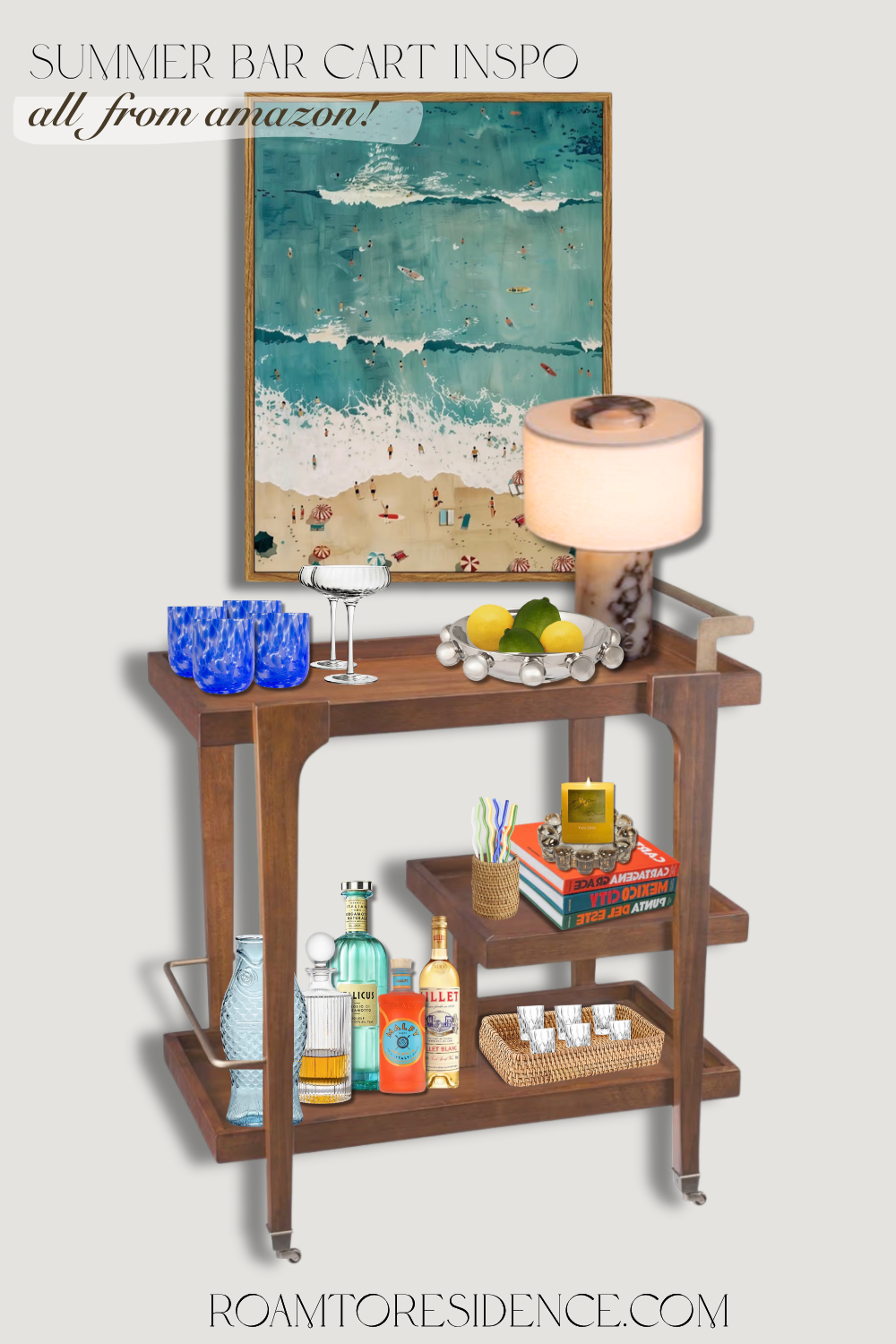 The Summer Bar Cart- Amazon Prime Day Edit