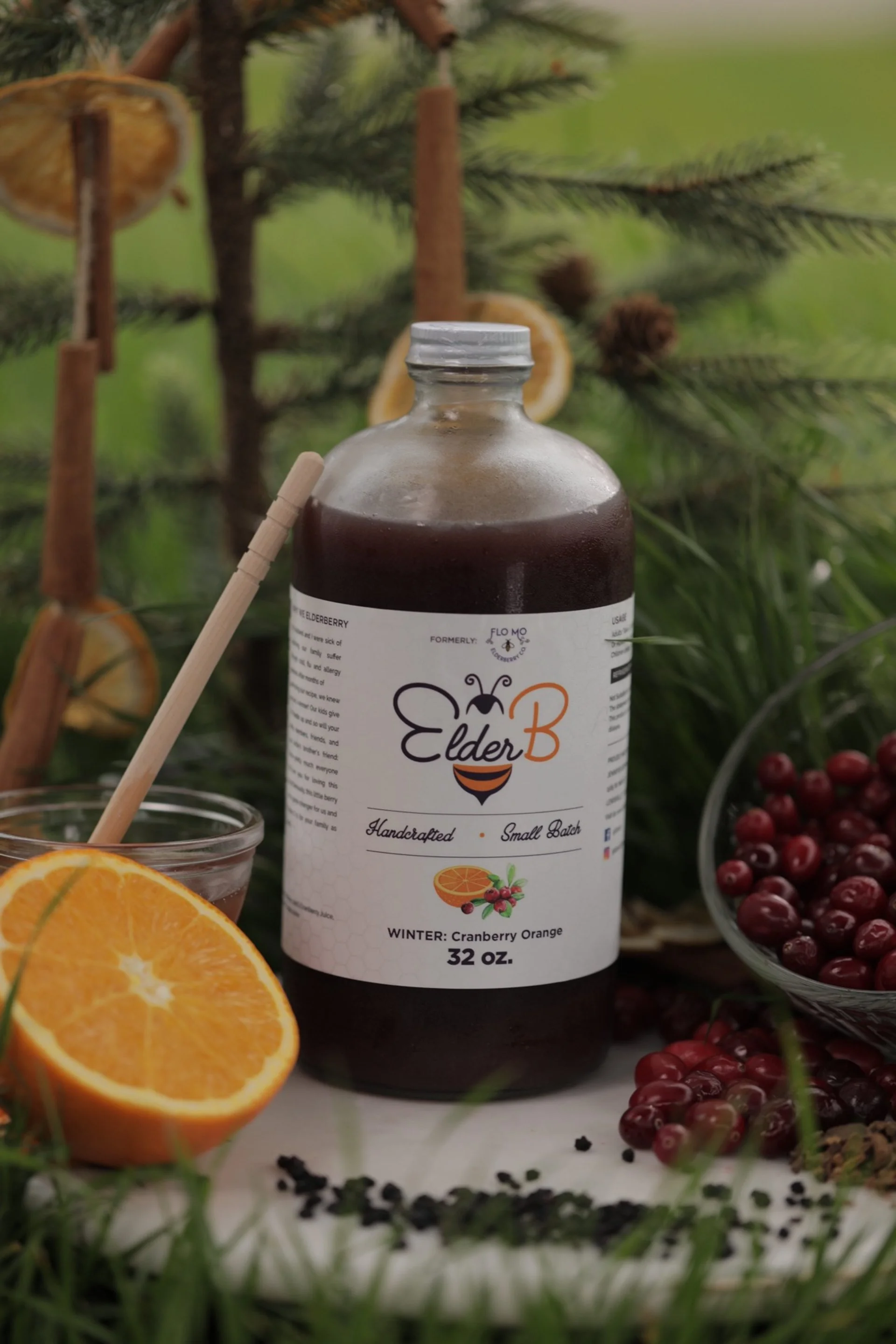 Cranberry Orange Elderberry Syrup