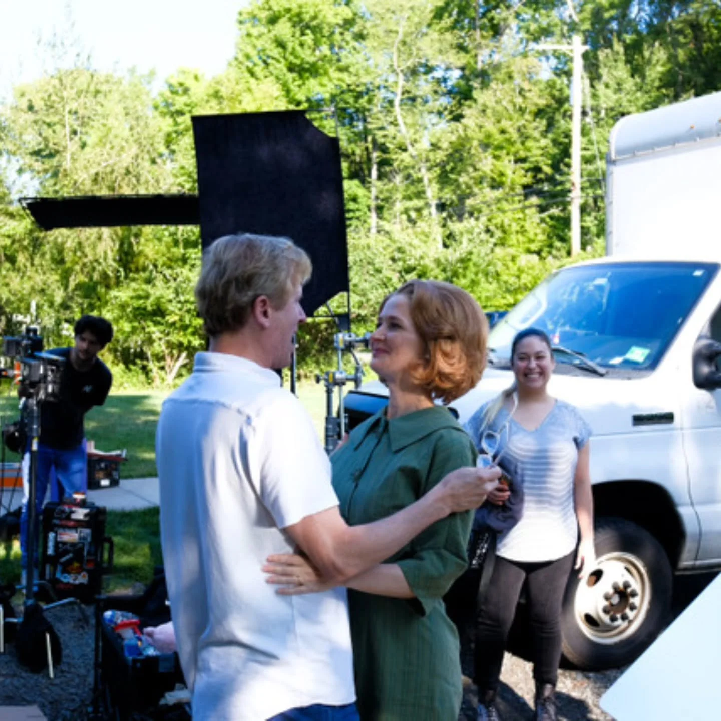 Grateful that THE DRIVE is an Official Selection at the 2026 Zions Indie Film Fest! Screening Thursday, Feb 26th at 2:30pm.🎬

On set photo with my director (and sweetheart) David Arrow. This was the first time he saw his vision walk on to set. Such 