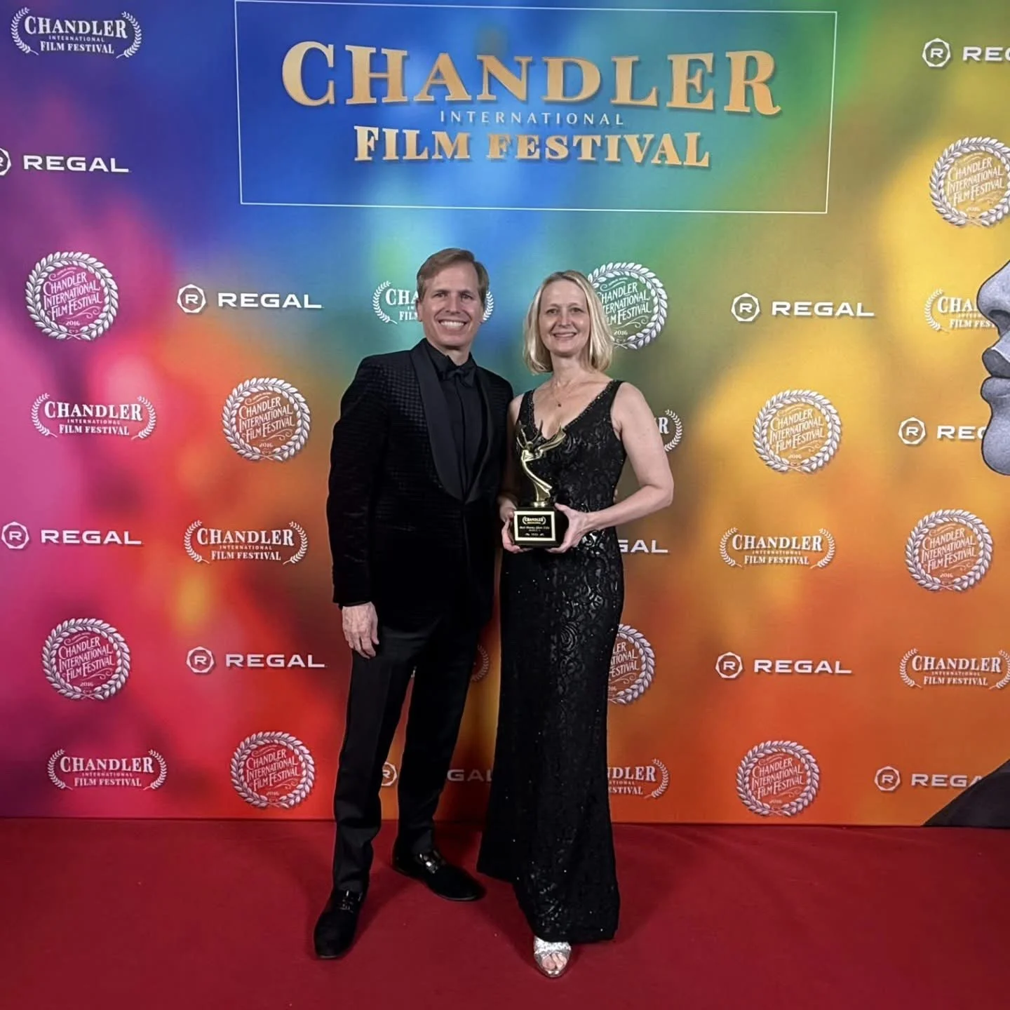 Amber Paul & David Arrow- THE DRIVE, winner of Best Drama Short at Chandler International Film Festival