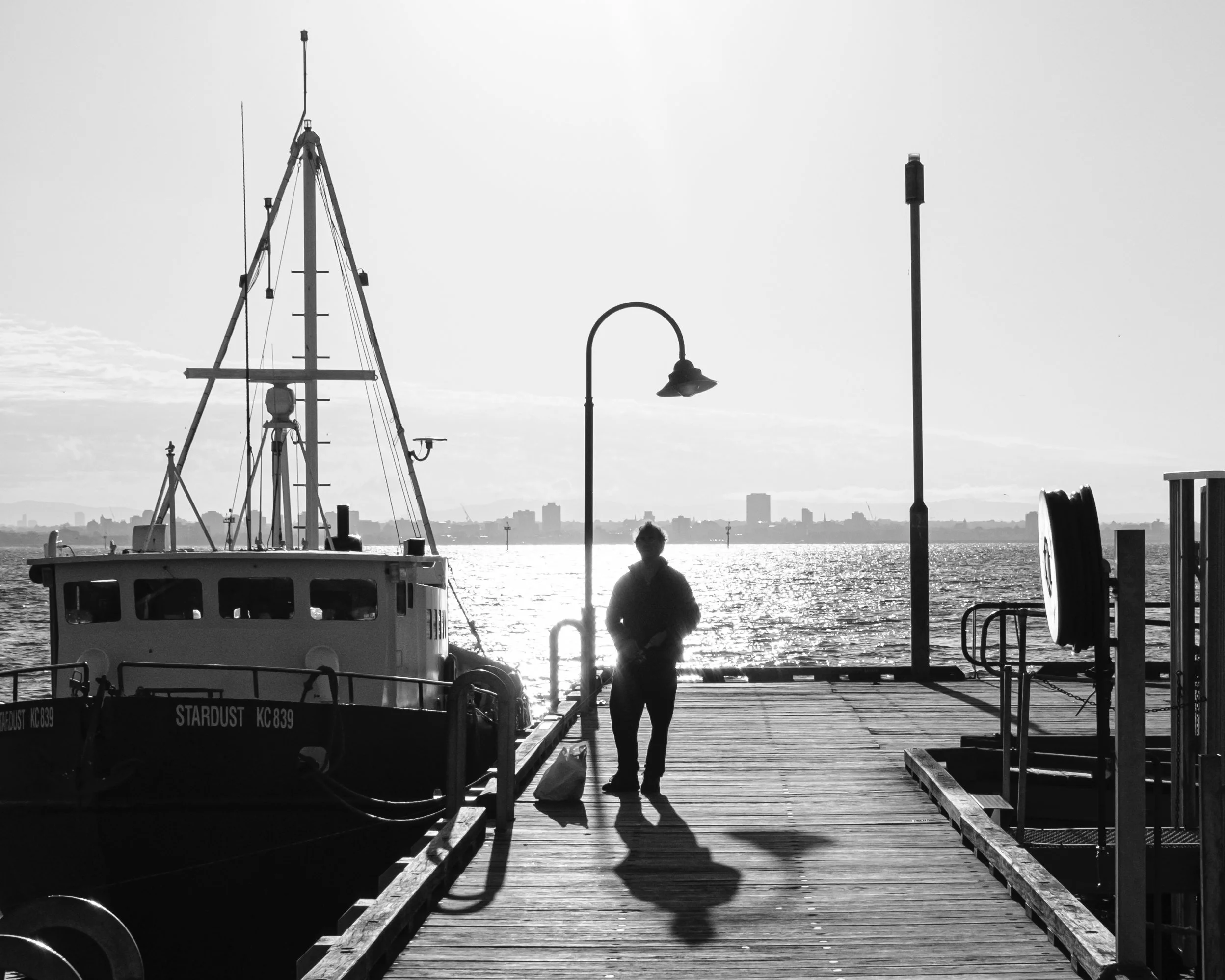 Fisherman, Williamstown, Melbourne, March 2020