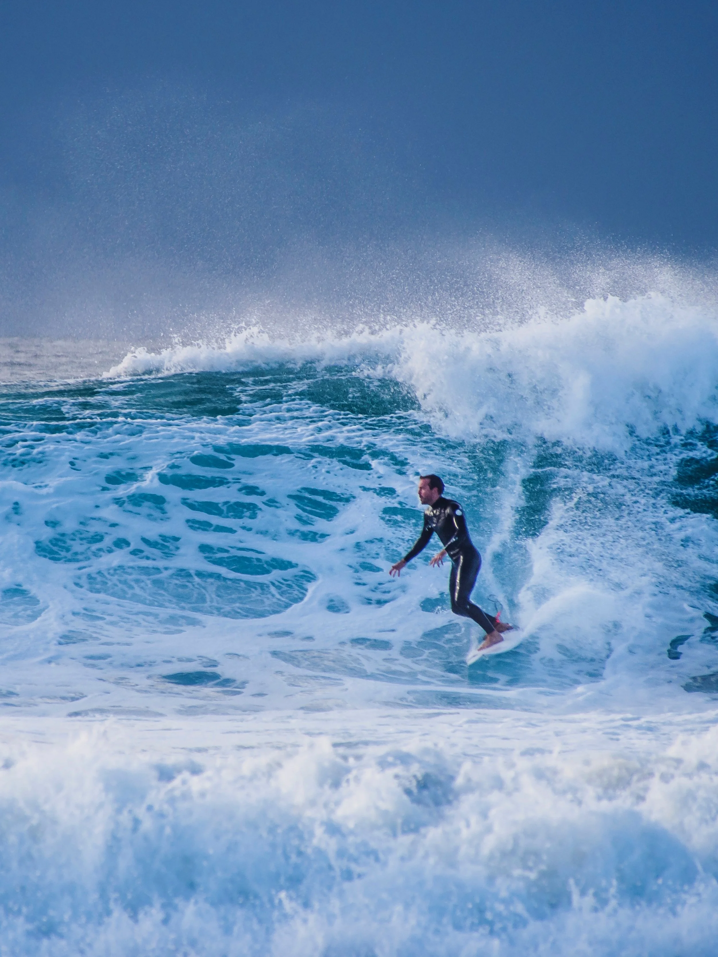 Winter surf, Curl Curl, Sydney, July 2014