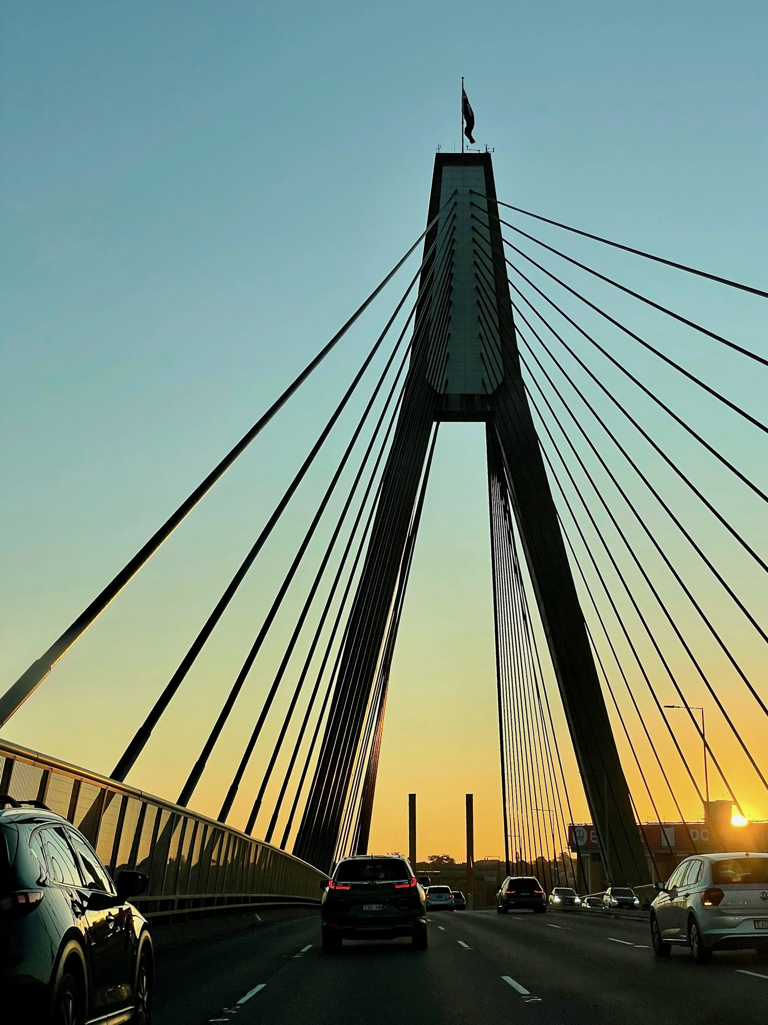 ANZAC Bridge, iPhone, June 2022