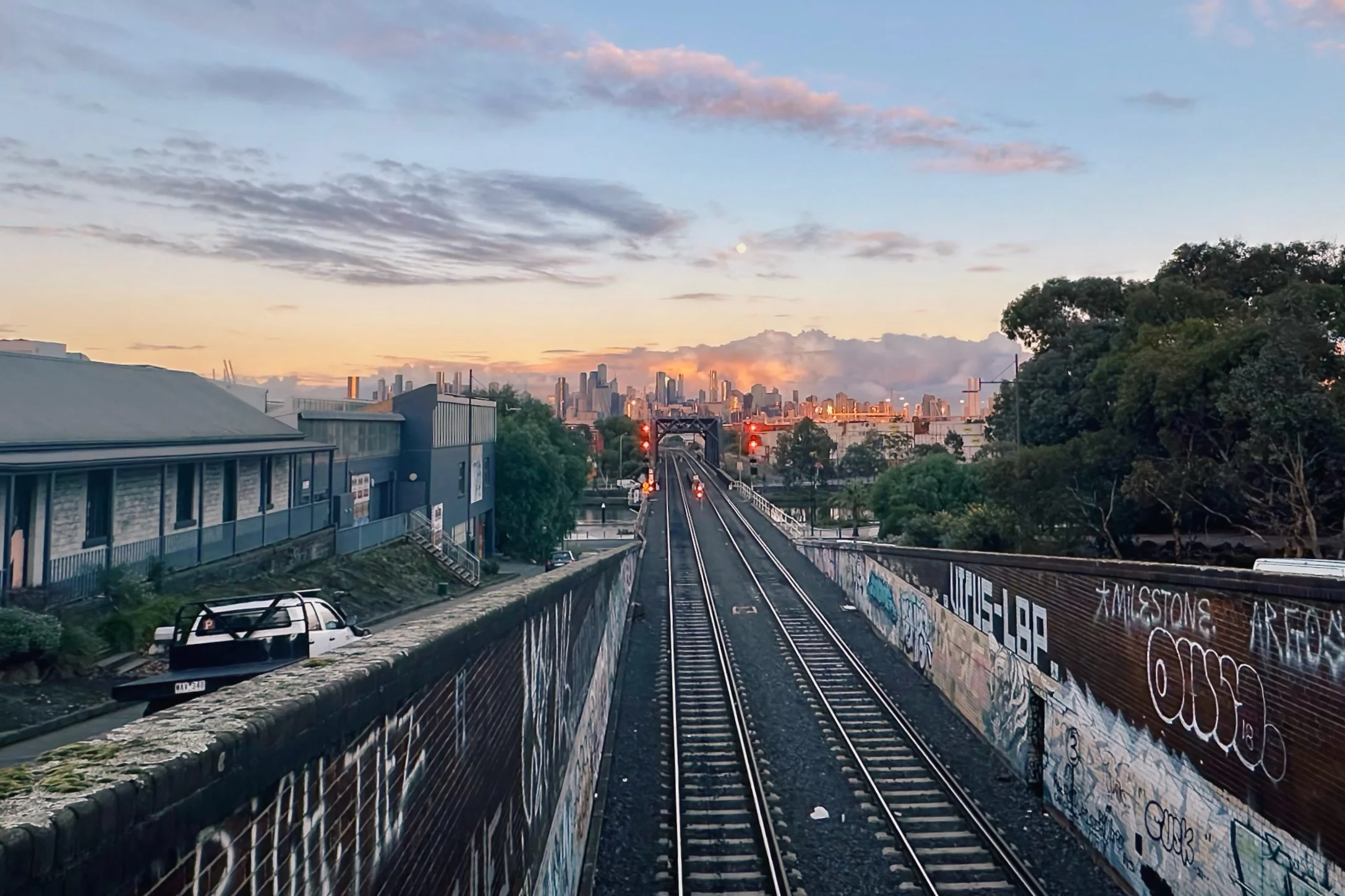 Melbourne, seen from the inner West, June 2025